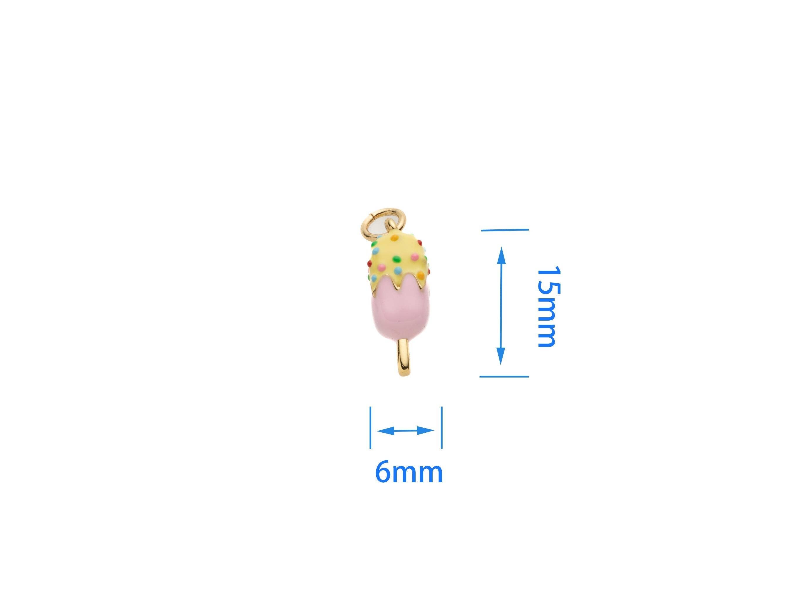 Ice Cream Charm for Necklace or Bracelet CPG2074