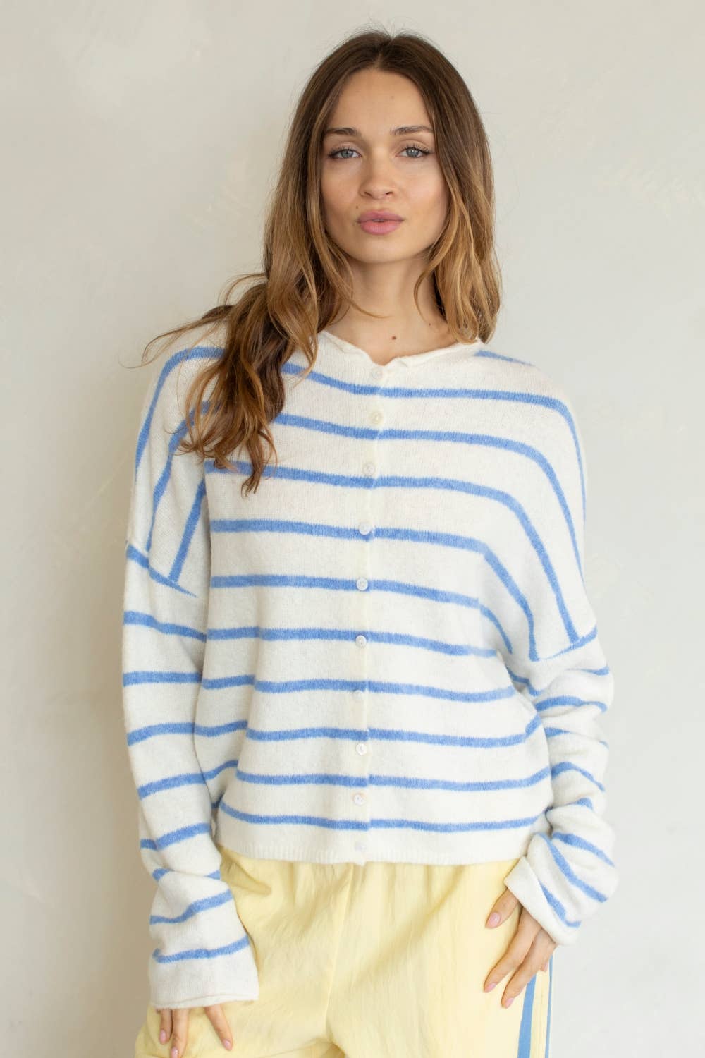 Cabana-Striped Piper Cardigan