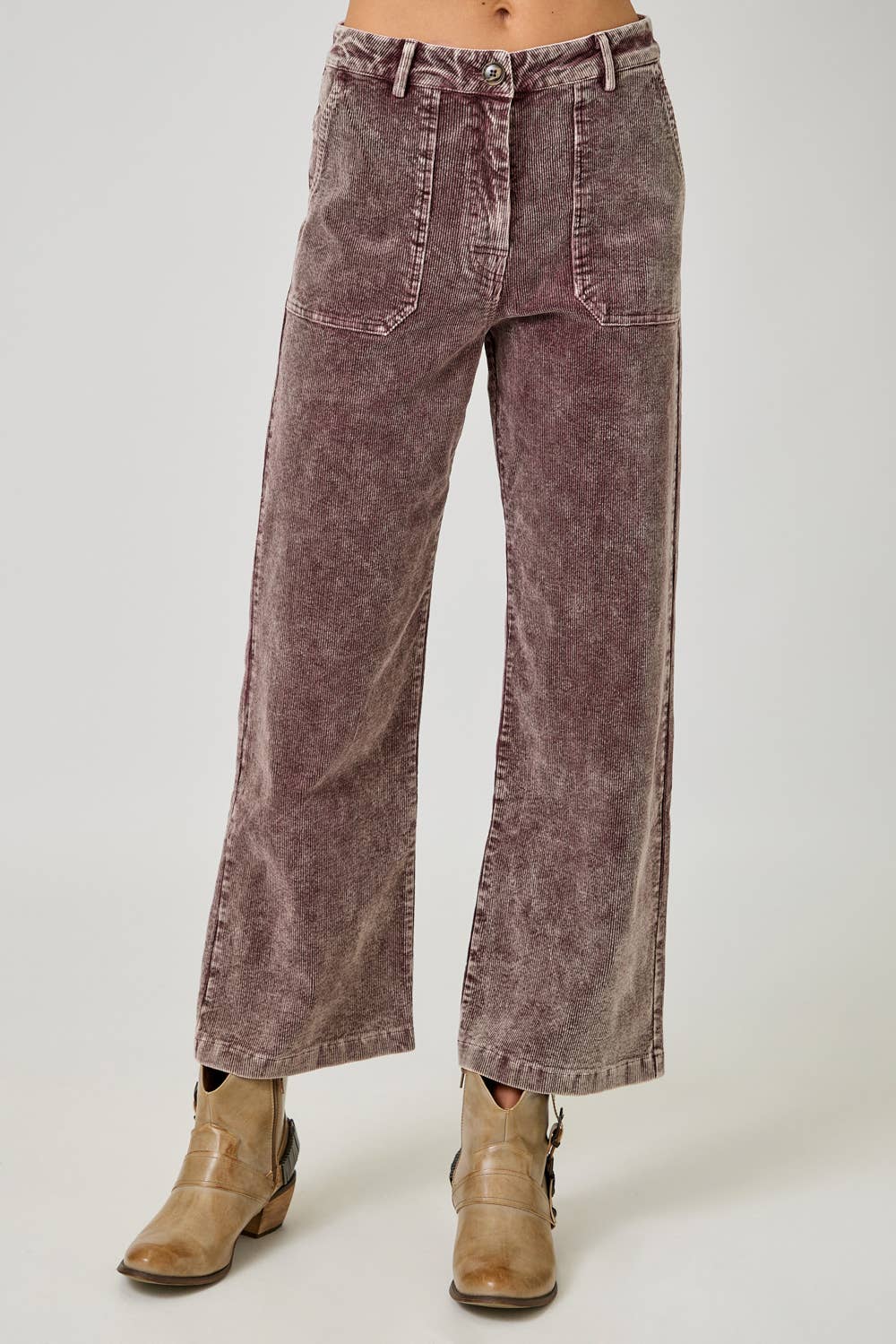 Washed Corduroy Trousers