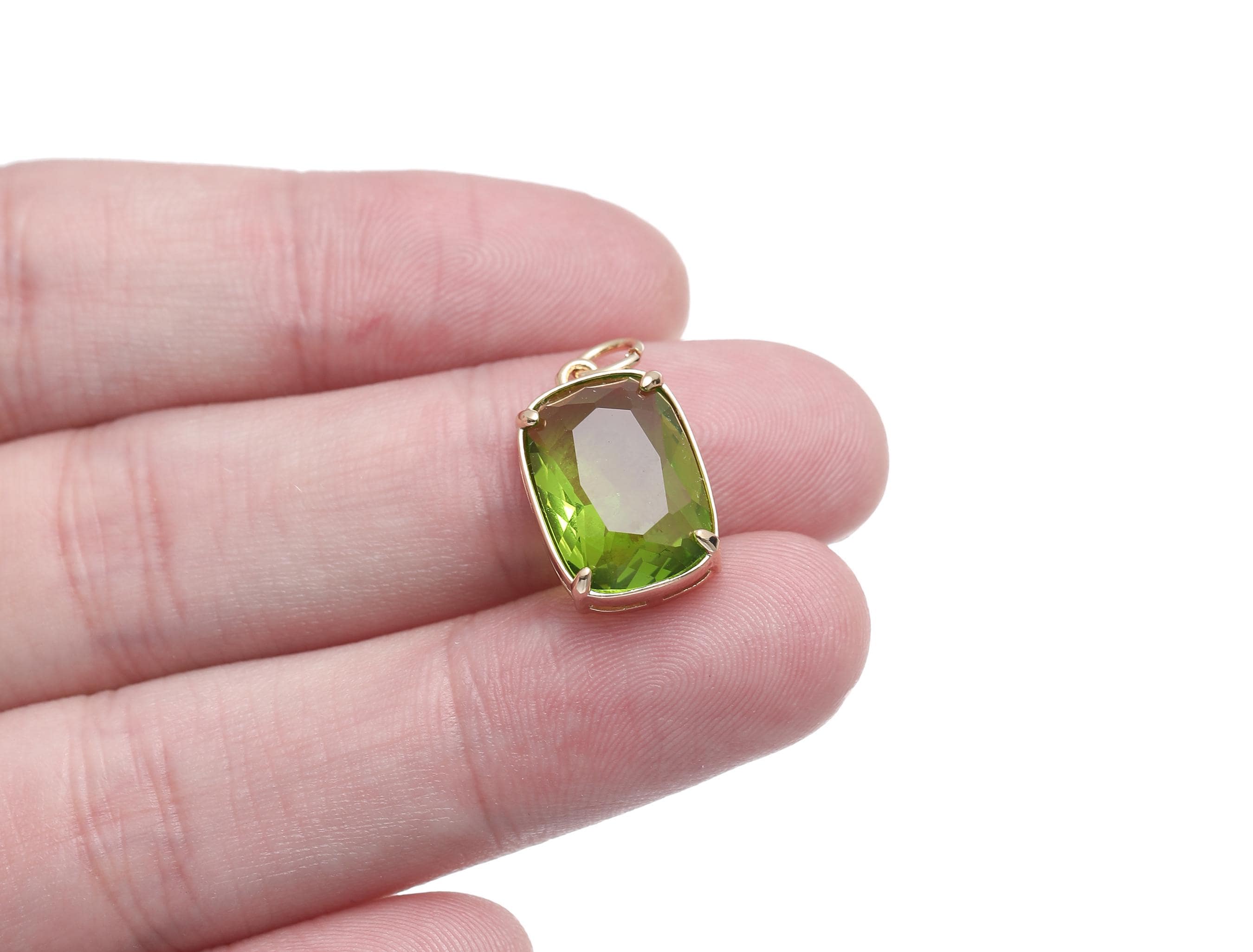 Rectangle Charms in Gold