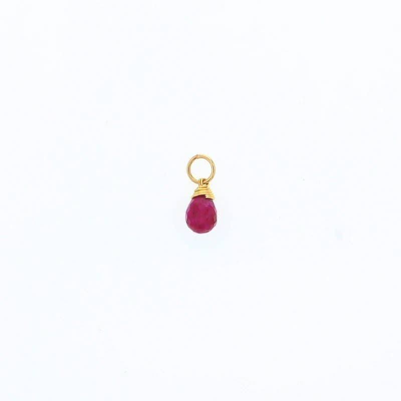 Natural Birthstones Charm