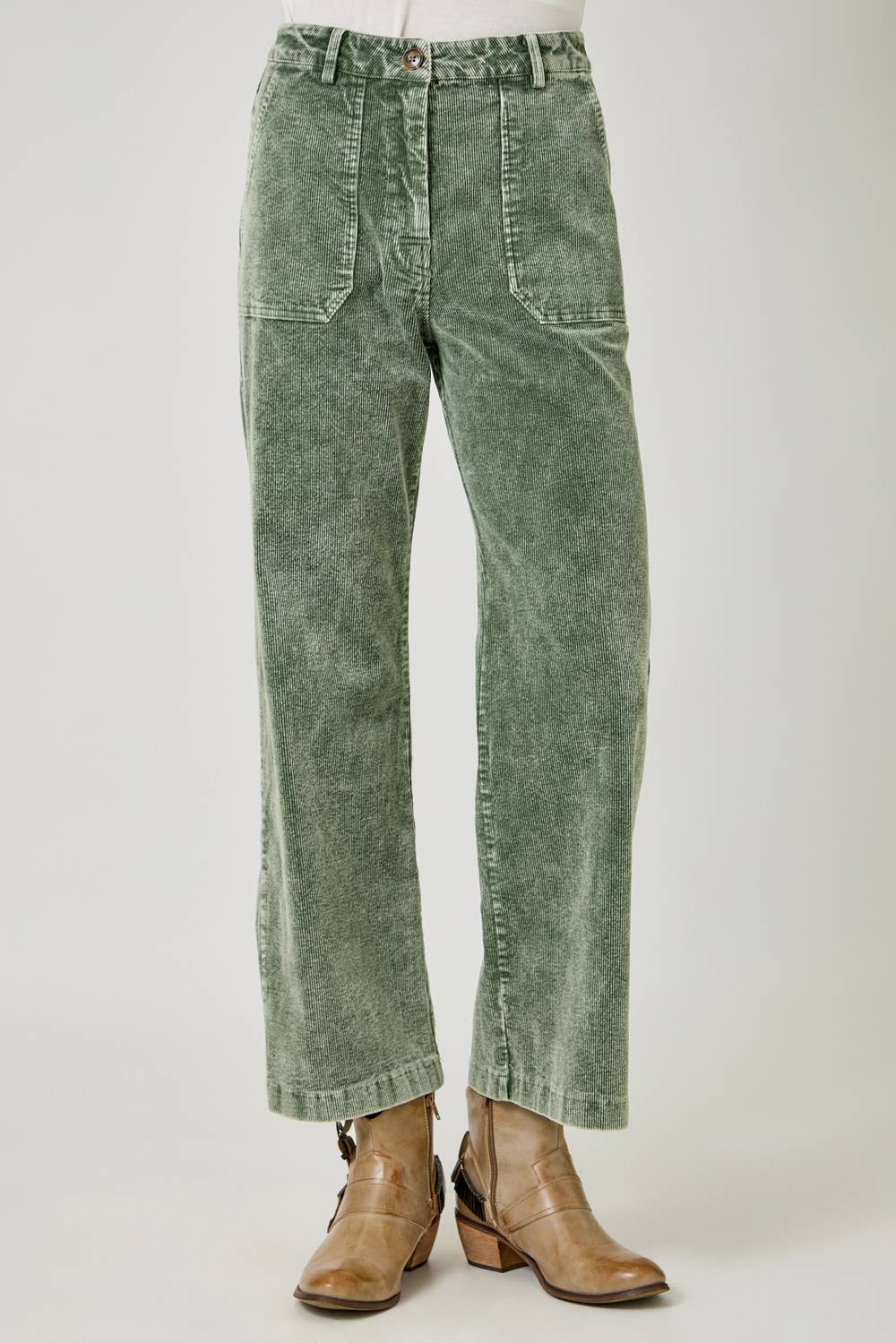 Washed Corduroy Trousers