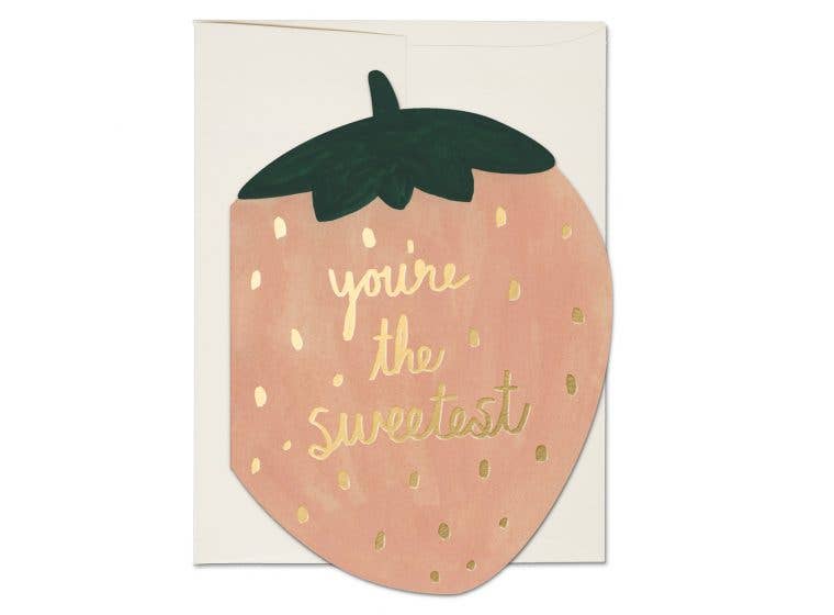 Sweetest Strawberry Greeting Card