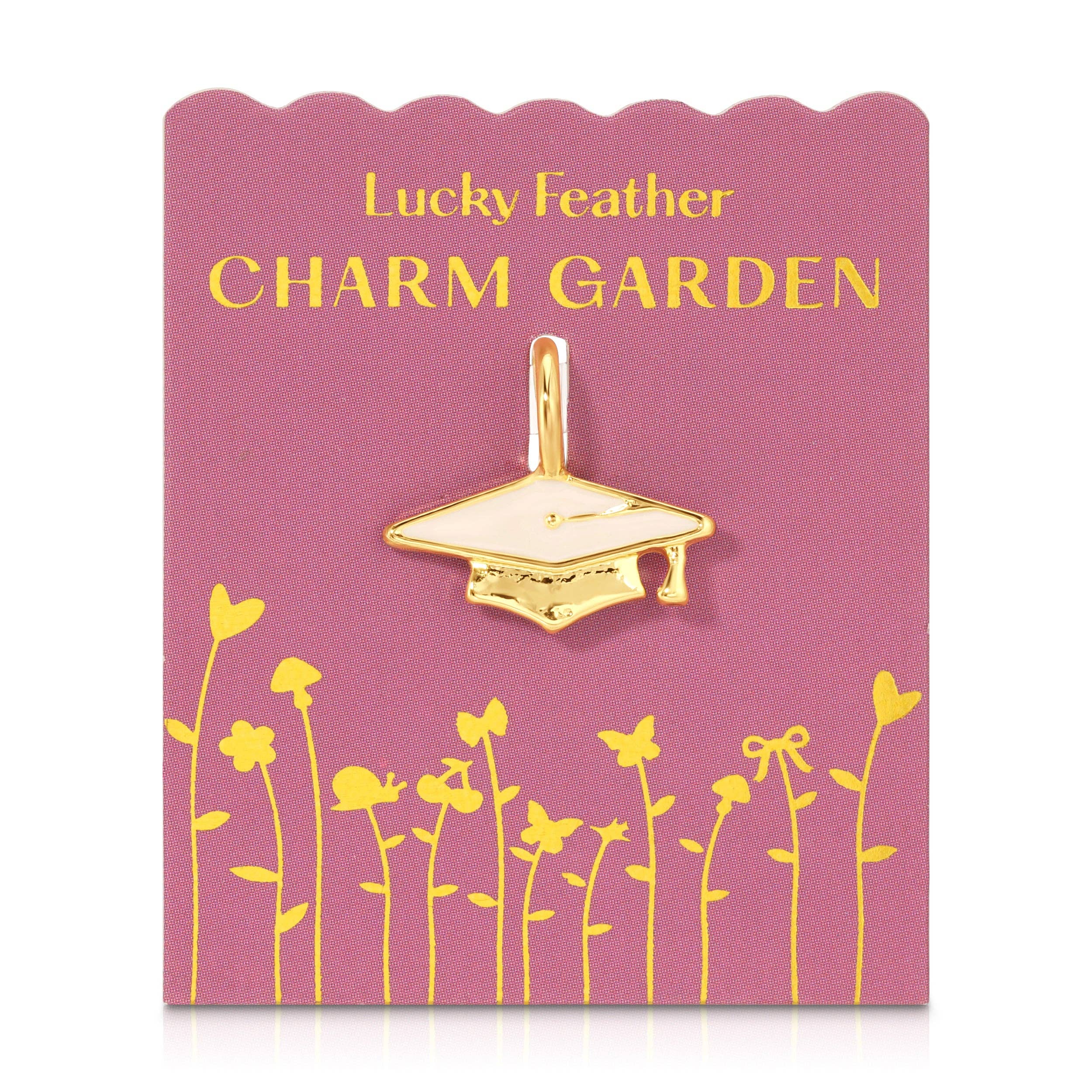 Charm Garden - Gold - Graduation Cap