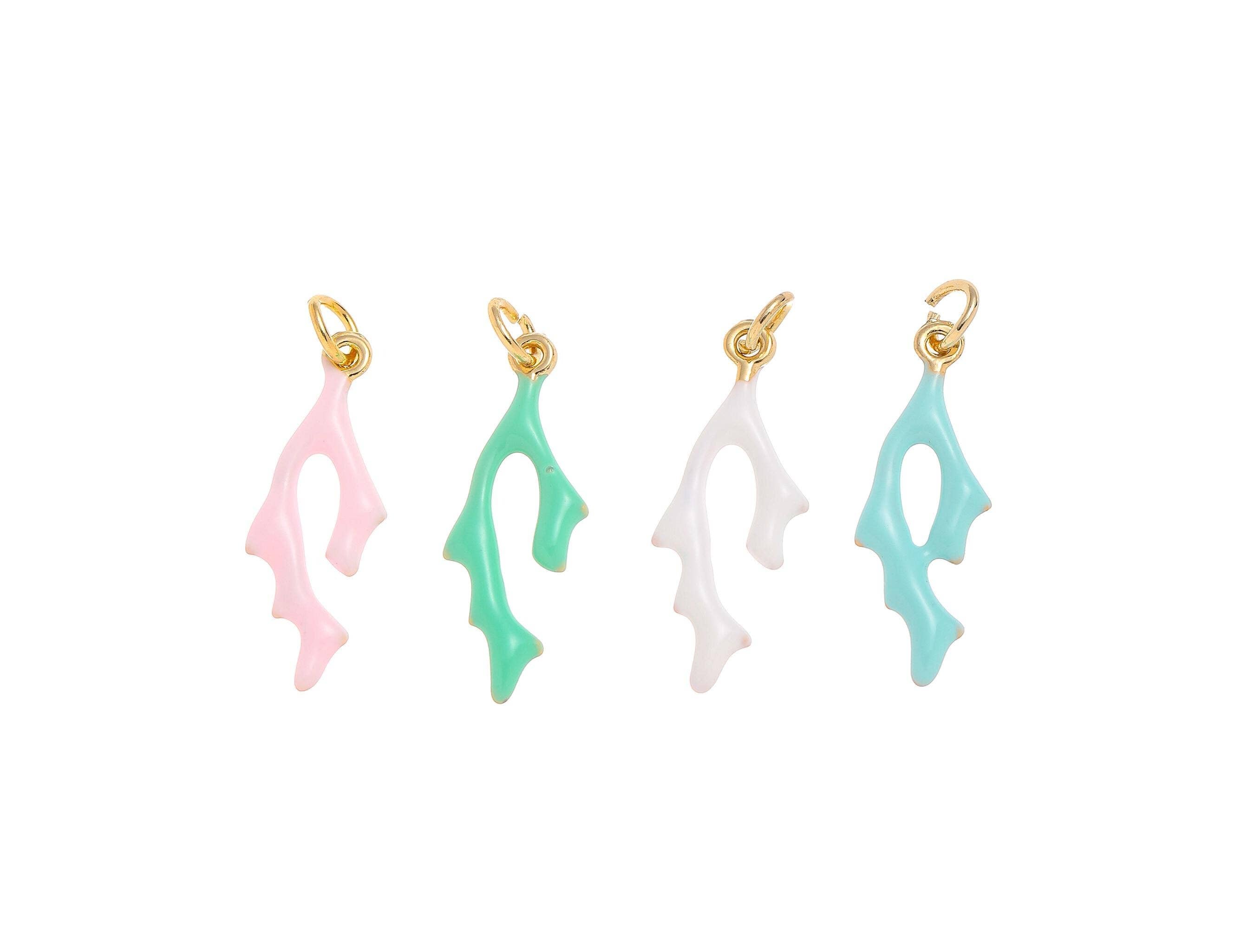Ocean Coral Branch Charms for Necklace and Earrings CPG1418