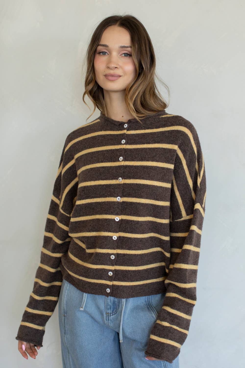 Cabana-Striped Piper Cardigan