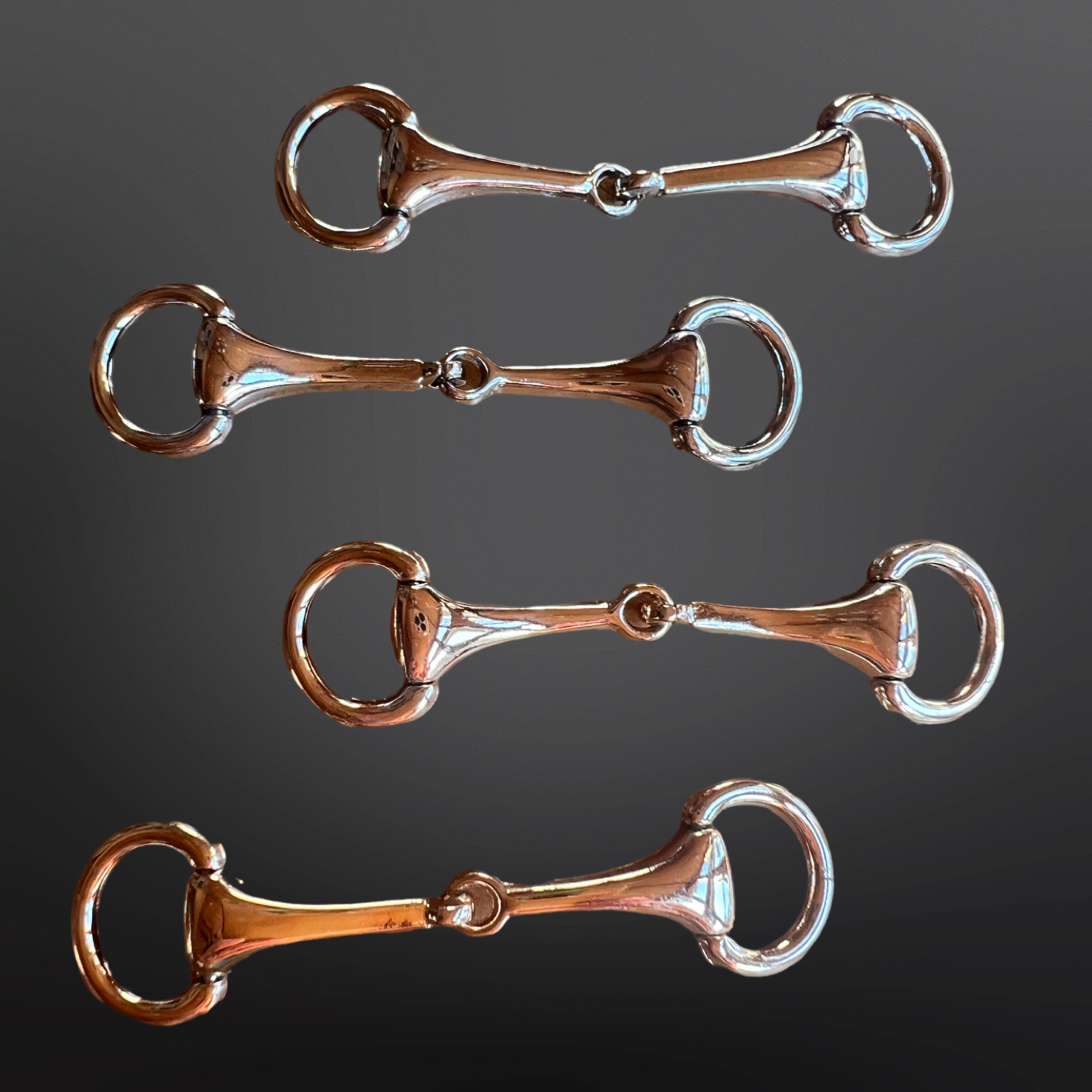 Equestrian Horse Snaffle Bit Buckle Hardware Scarf Slide