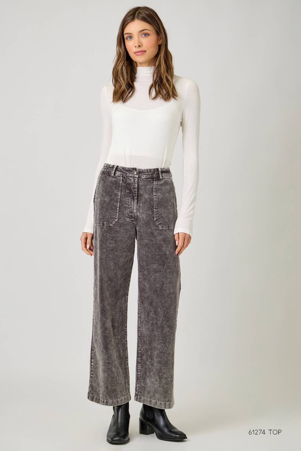 Washed Corduroy Trousers