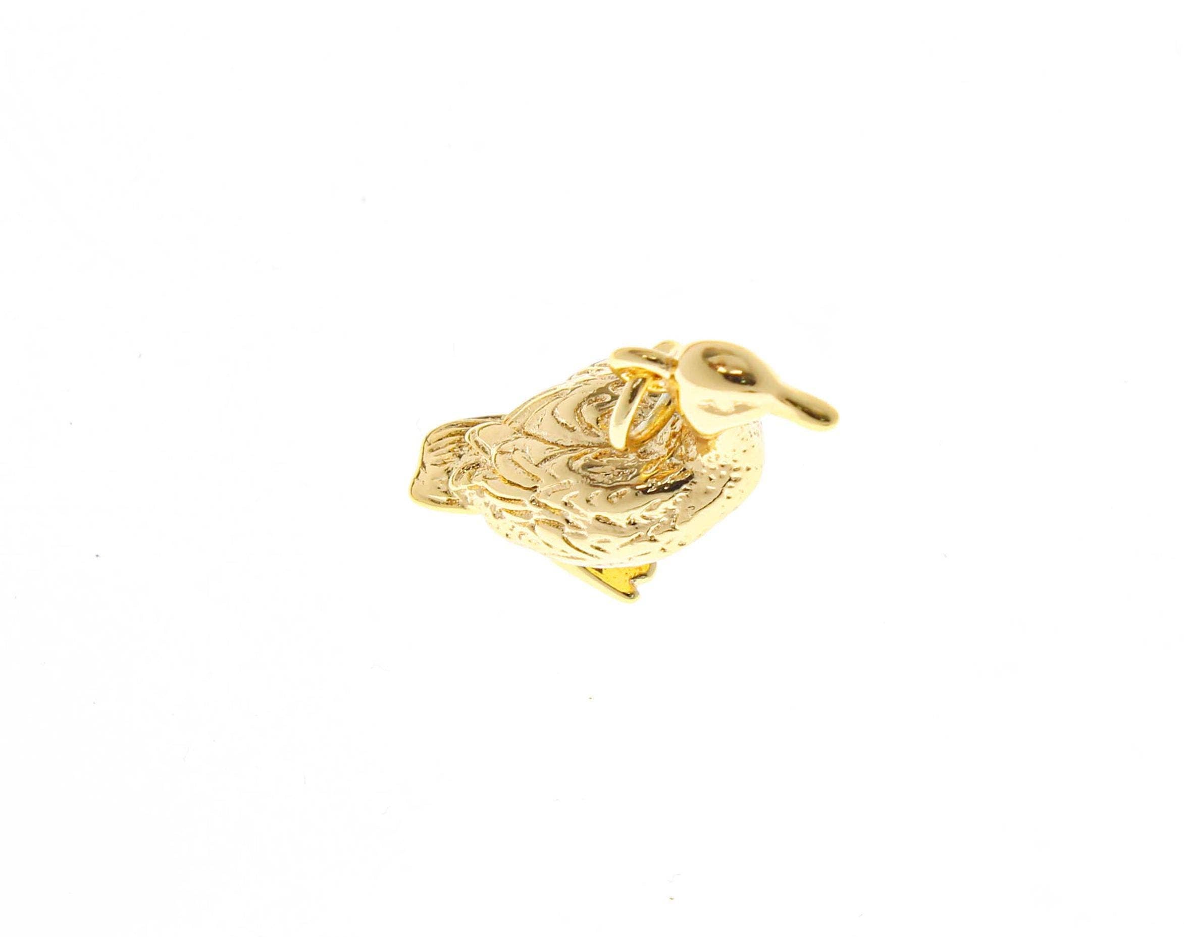 18k Gold Duckling Charm