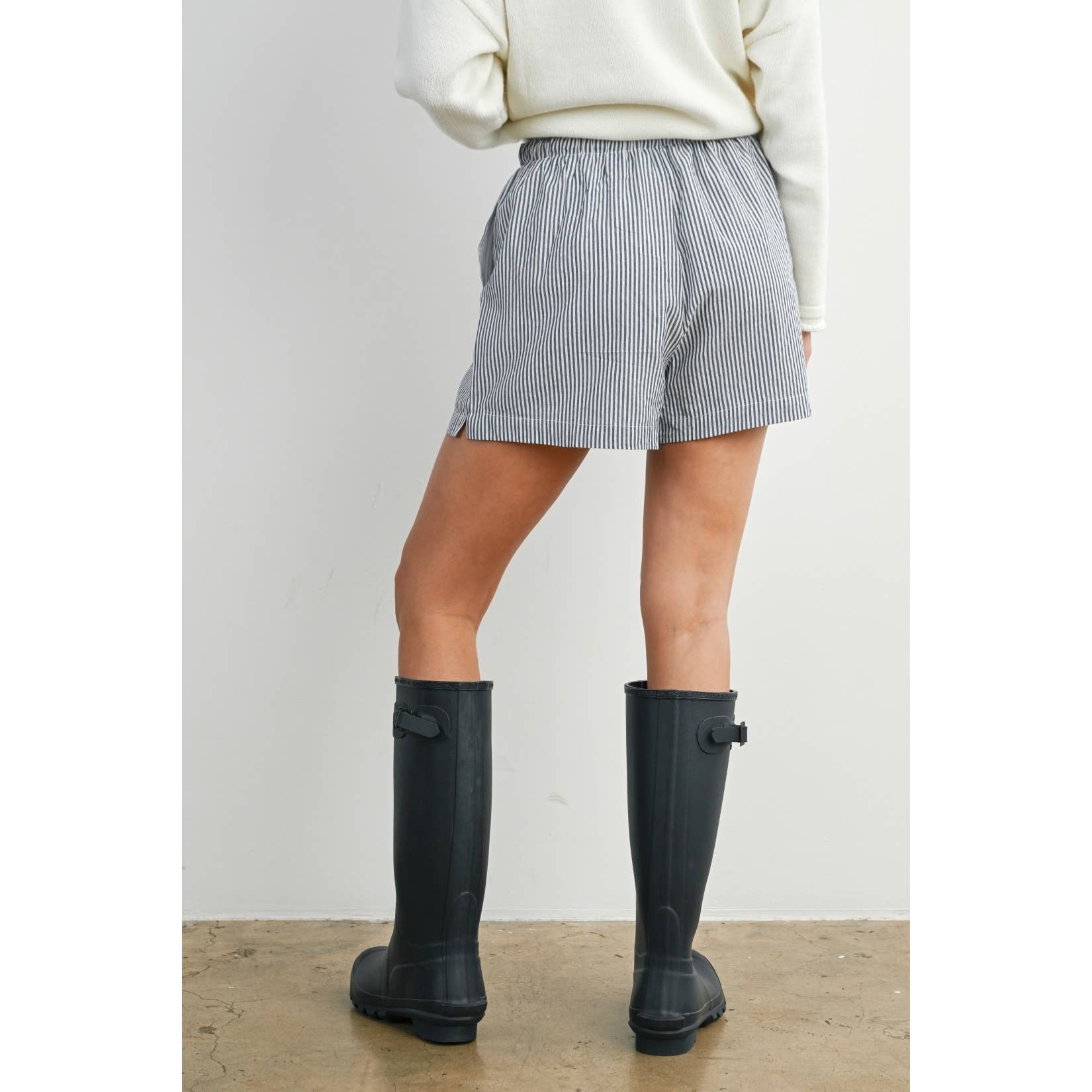 Casual Striped Drawstring Shorts - BMP7940
