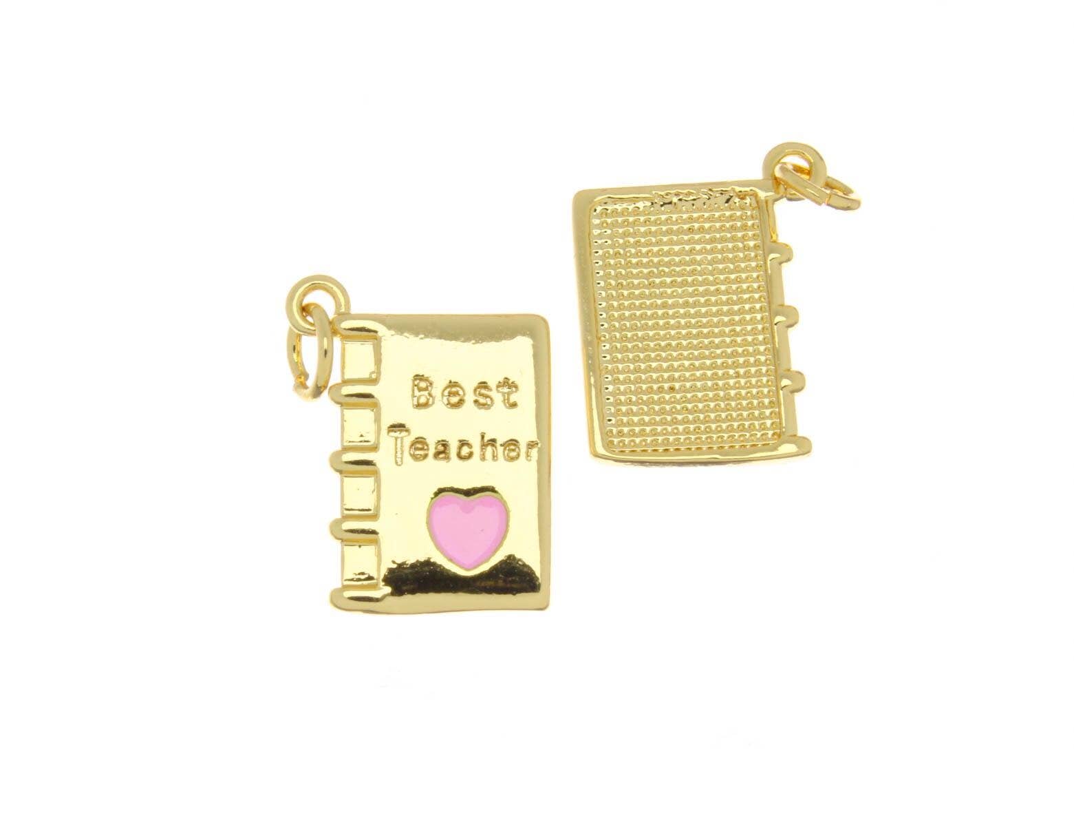 Teacher Appreciation Notebook Charm jewelry gift CPG2602