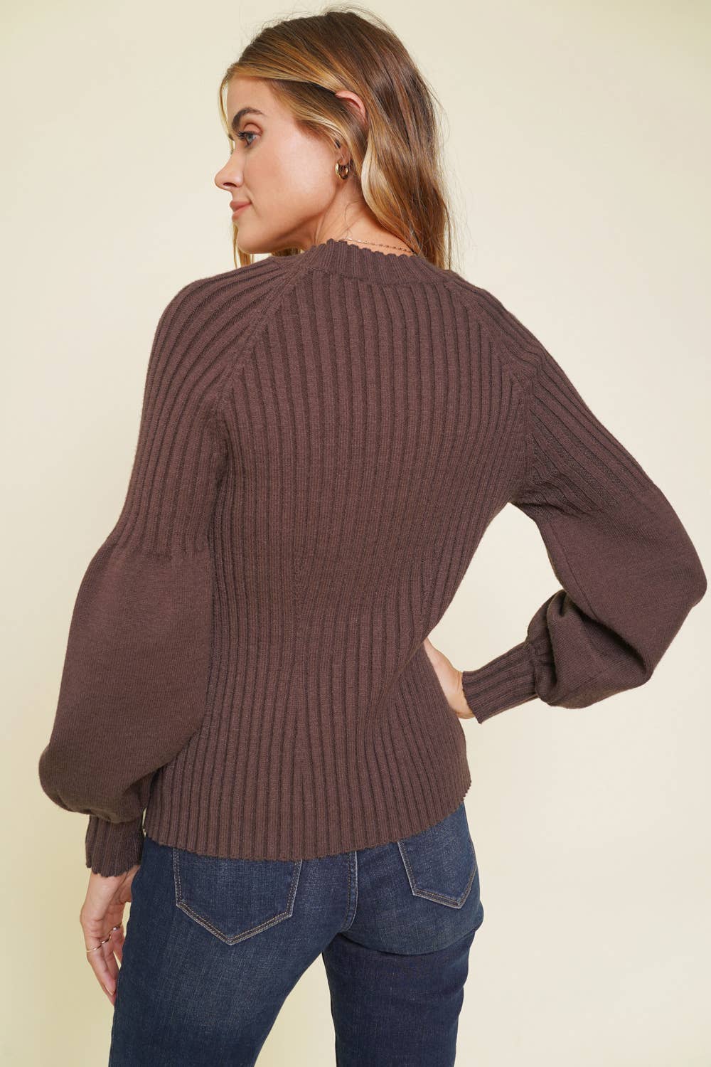 20757 Ribbed Pullover