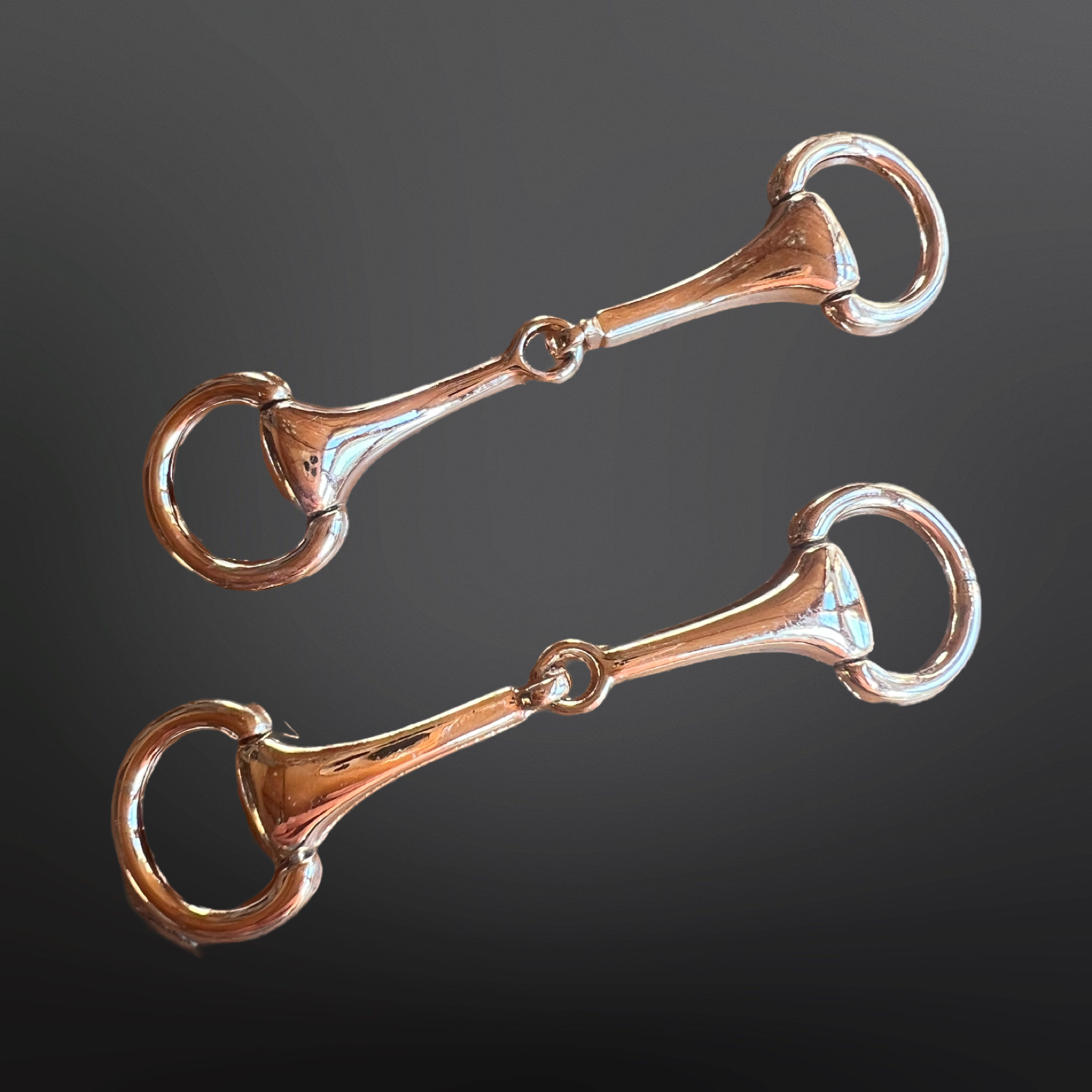 Equestrian Horse Snaffle Bit Buckle Hardware Scarf Slide