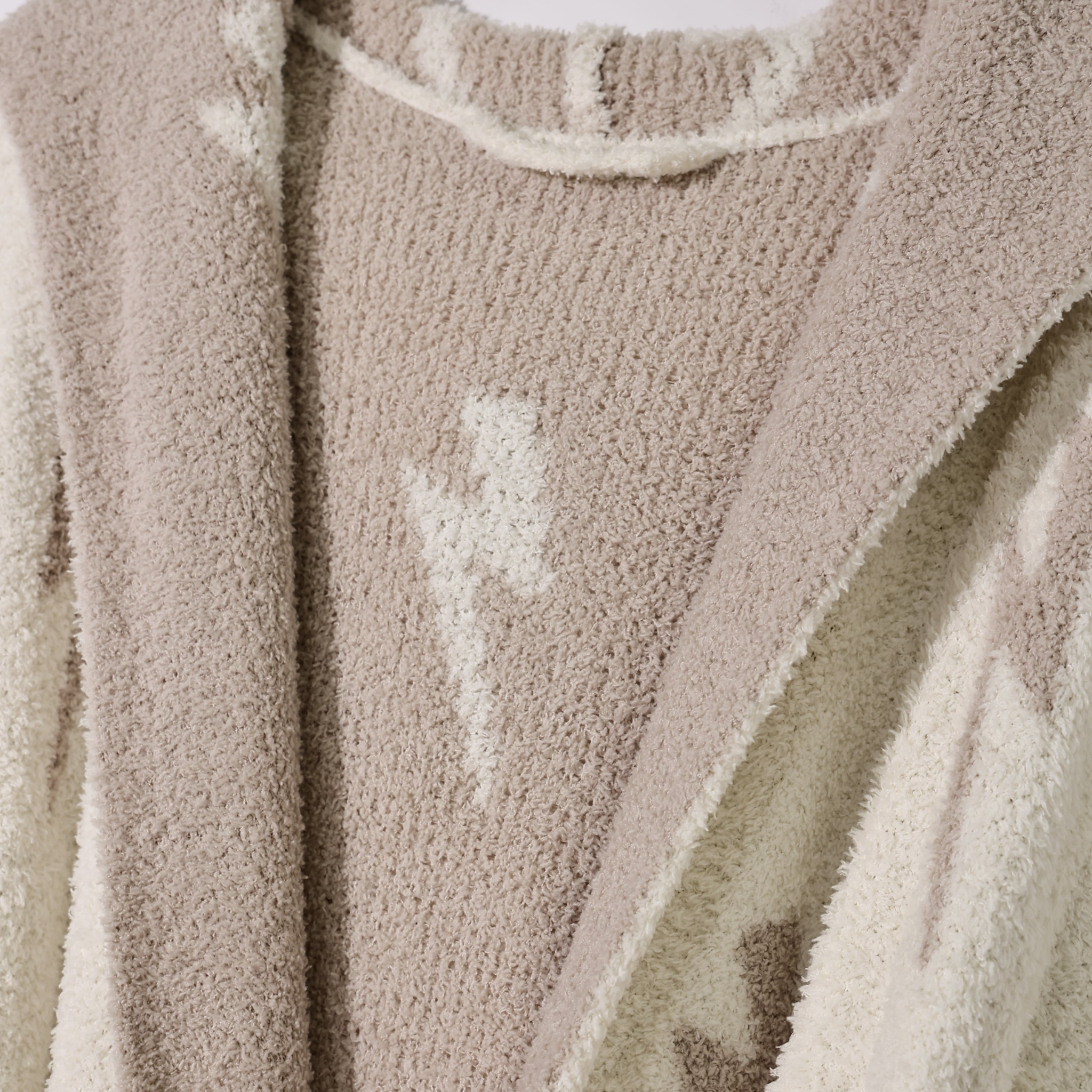 Hooded Lightning Bolt Luxe Robe
