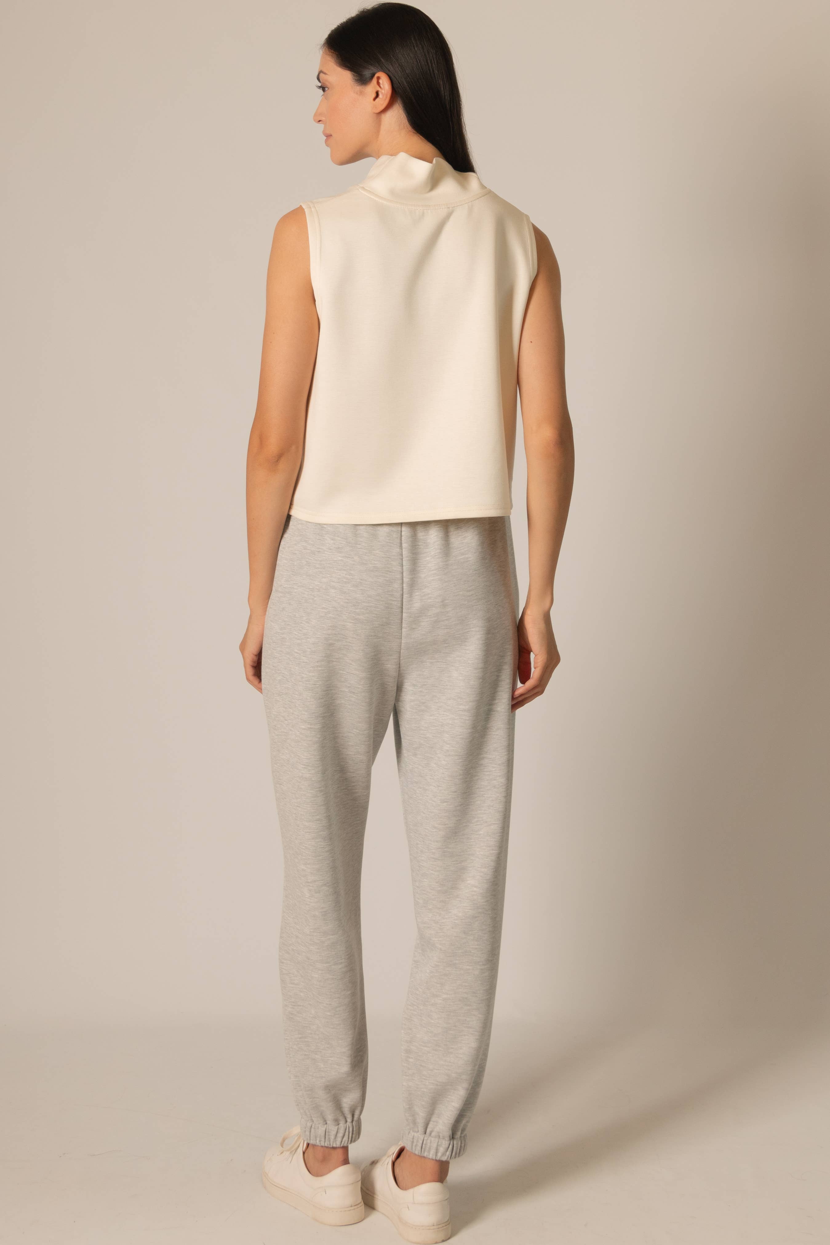 Butter Modal Cowl Neck Sleeveless Top