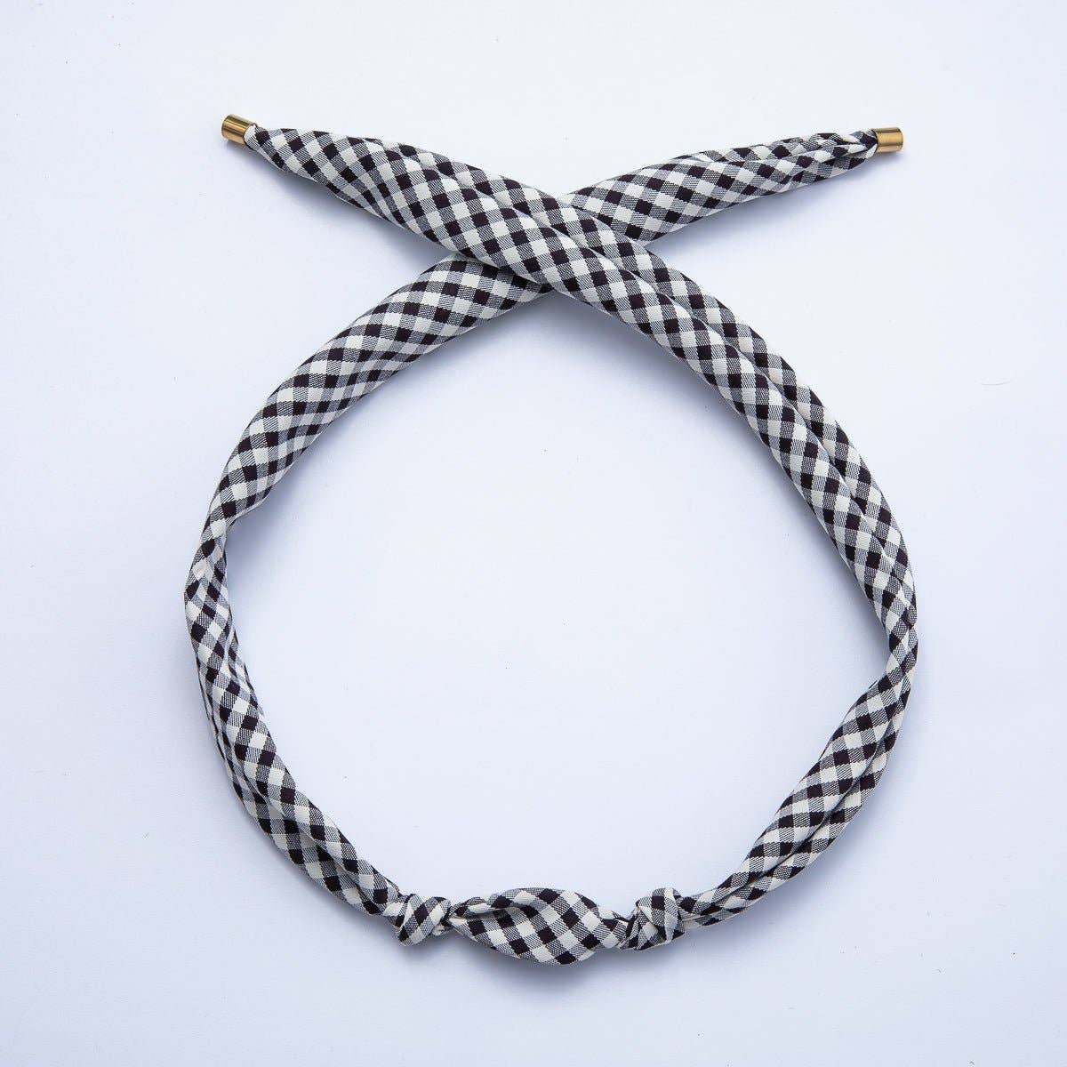 Plaid Bandana Gingham Necklace