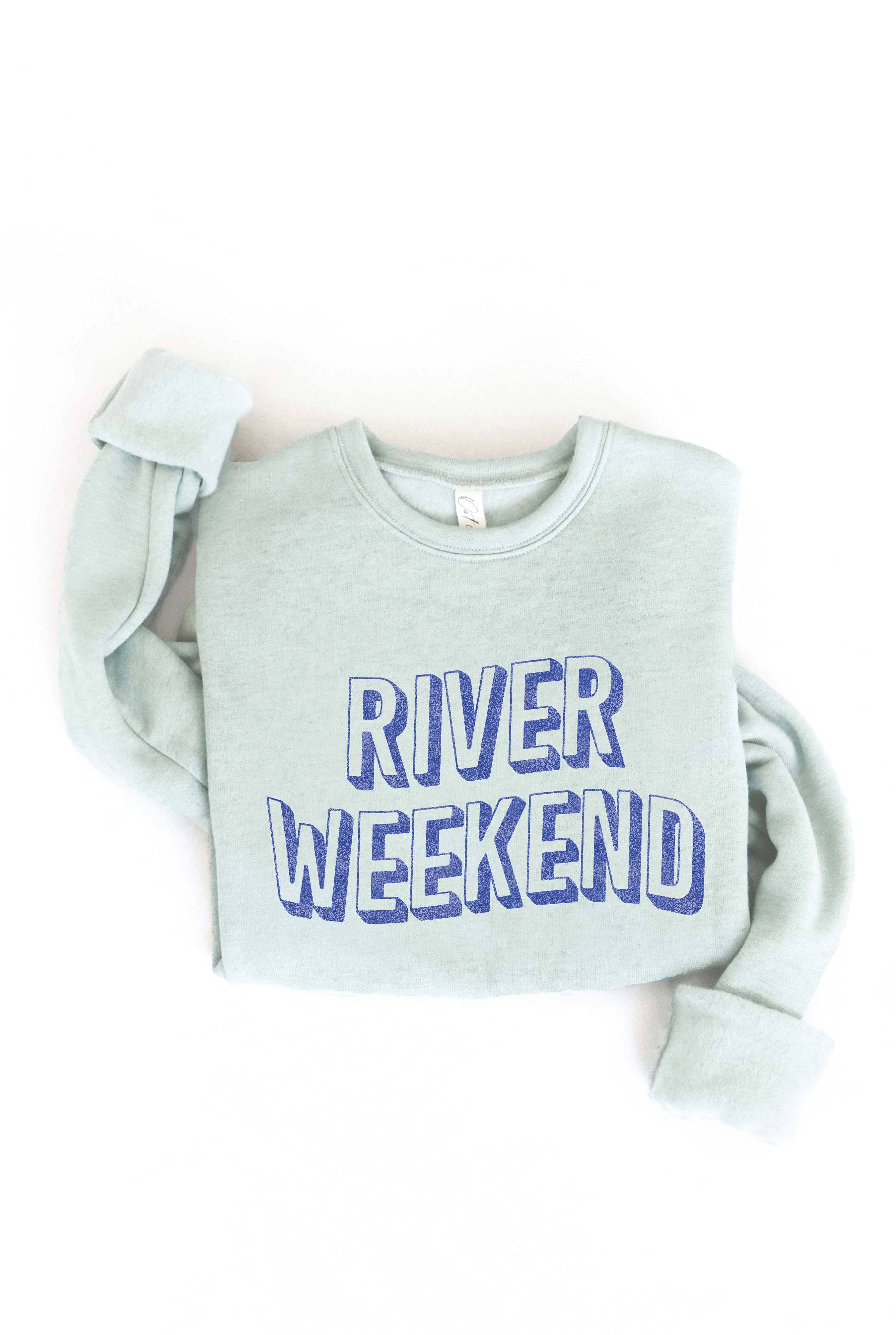 RIVER WEEKEND Graphic Sweatshirt