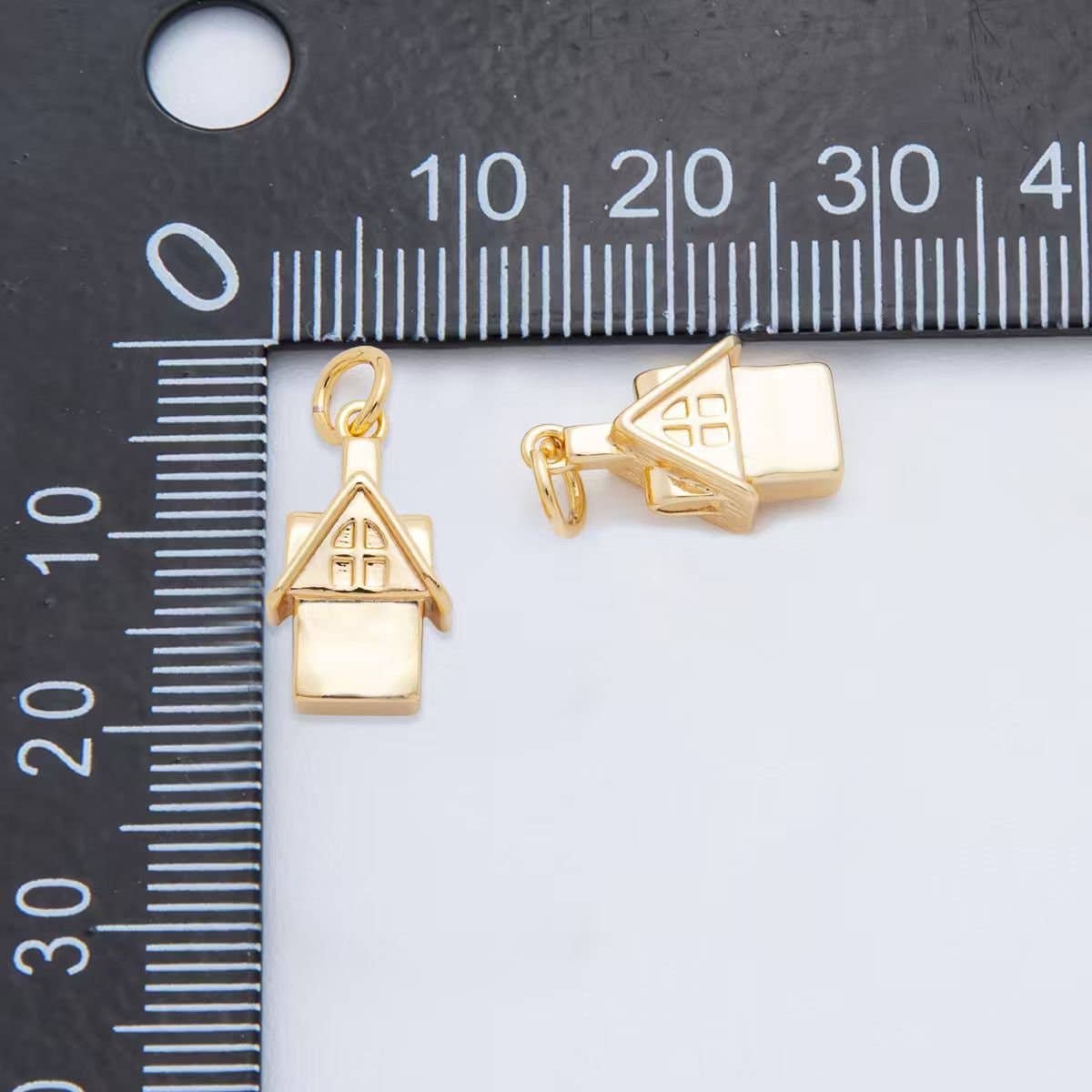 18K Gold Filled 19mm Mini House Charm | AH-924