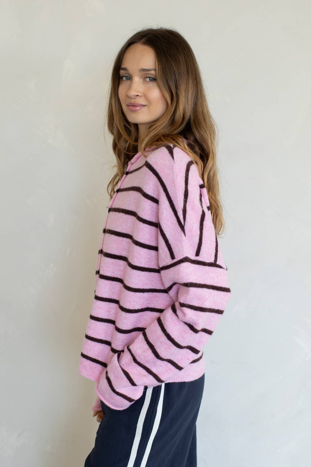 Cabana-Striped Piper Cardigan