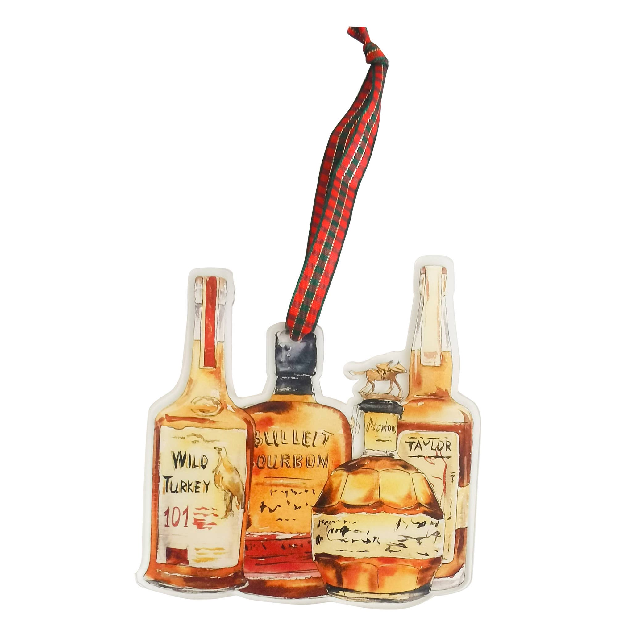 Bourbon Bottles Ornament