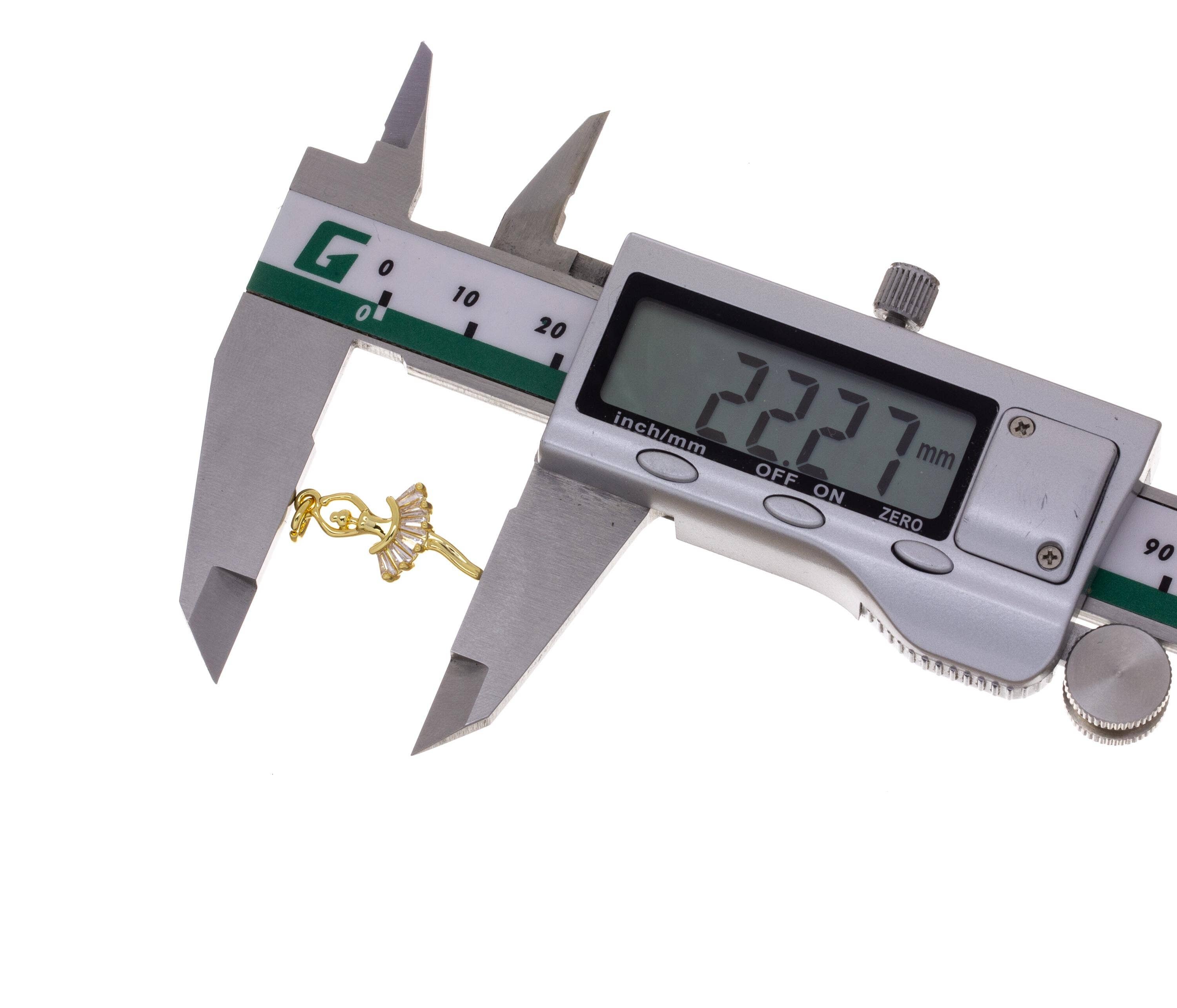 Gold Ballerina Dancing Charm