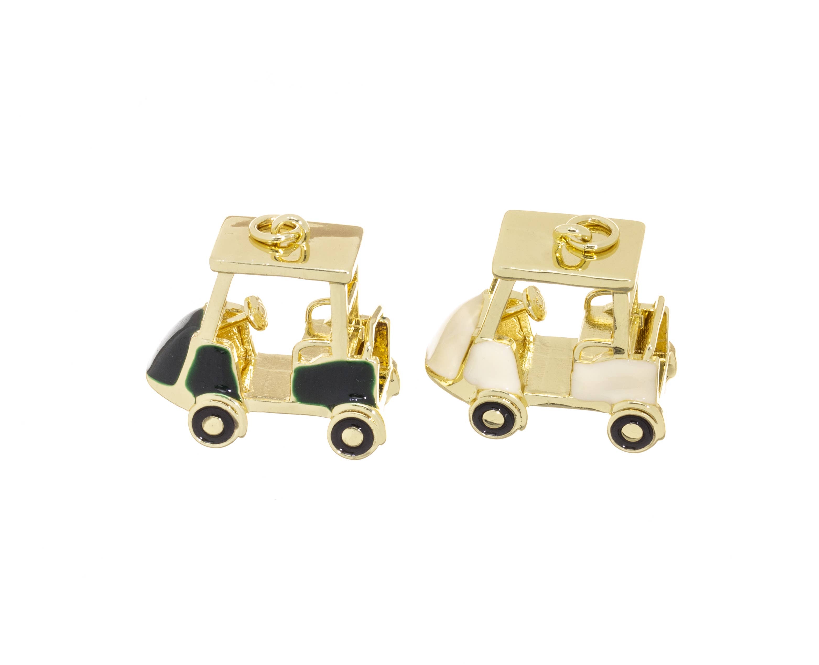 Golf Cart Charm for Golfers, Golfer's Cart Pendant