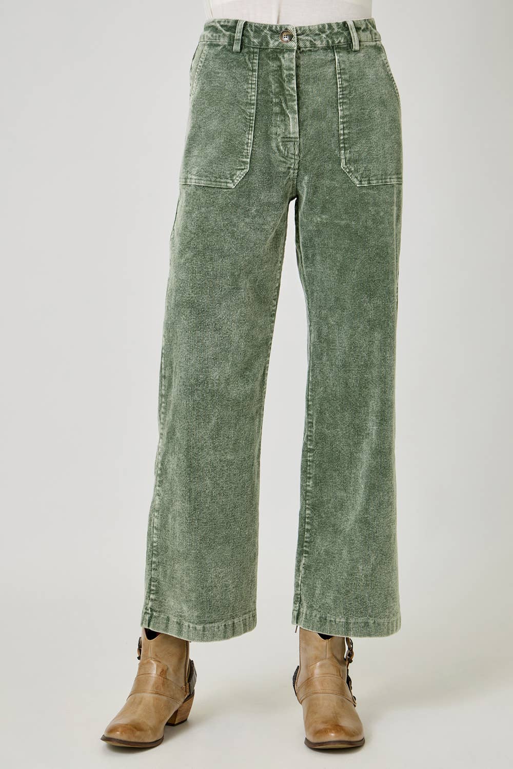 Washed Corduroy Trousers