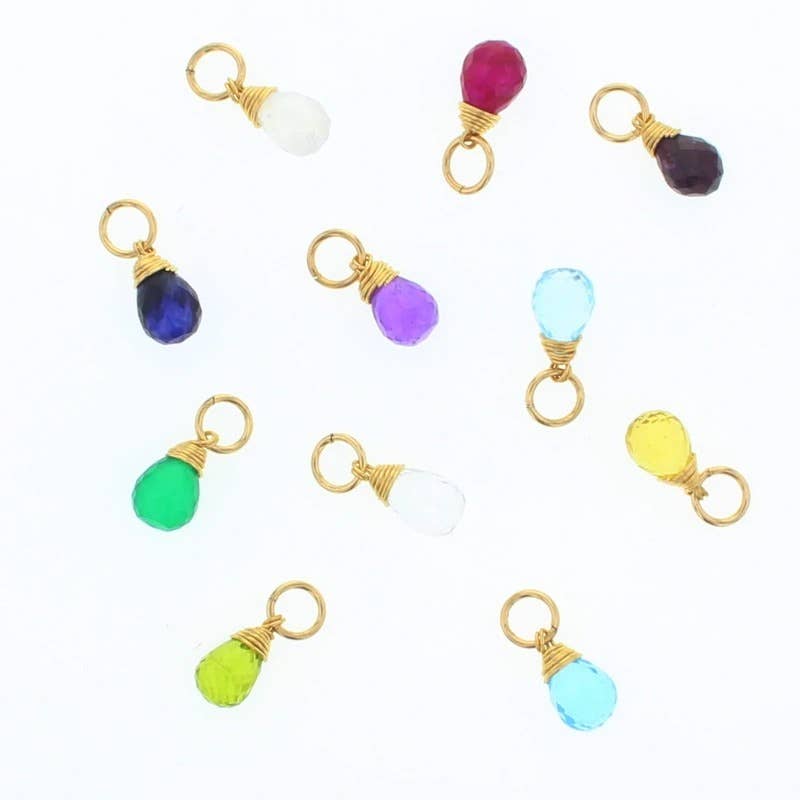 Natural Birthstones Charm