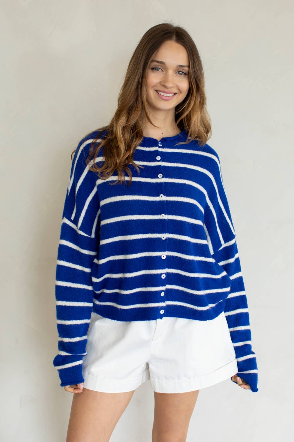 Cabana-Striped Piper Cardigan