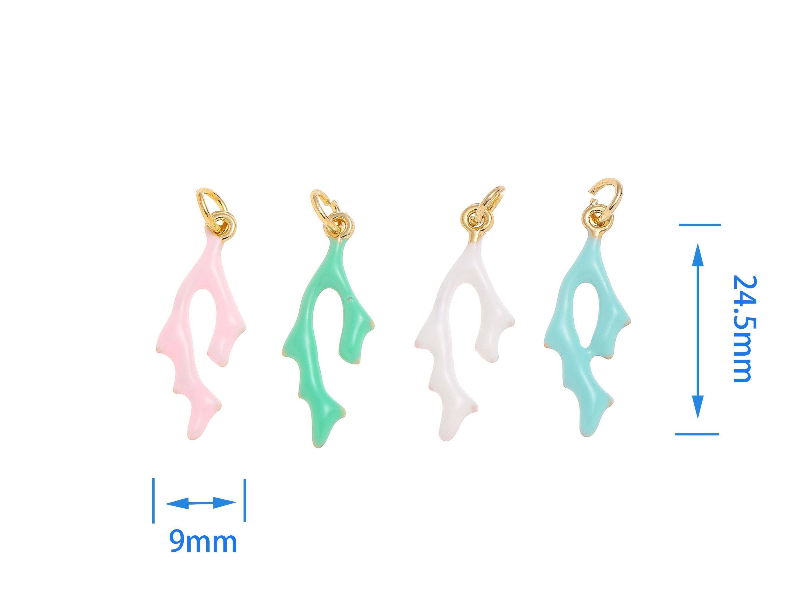 Ocean Coral Branch Charms for Necklace and Earrings CPG1418