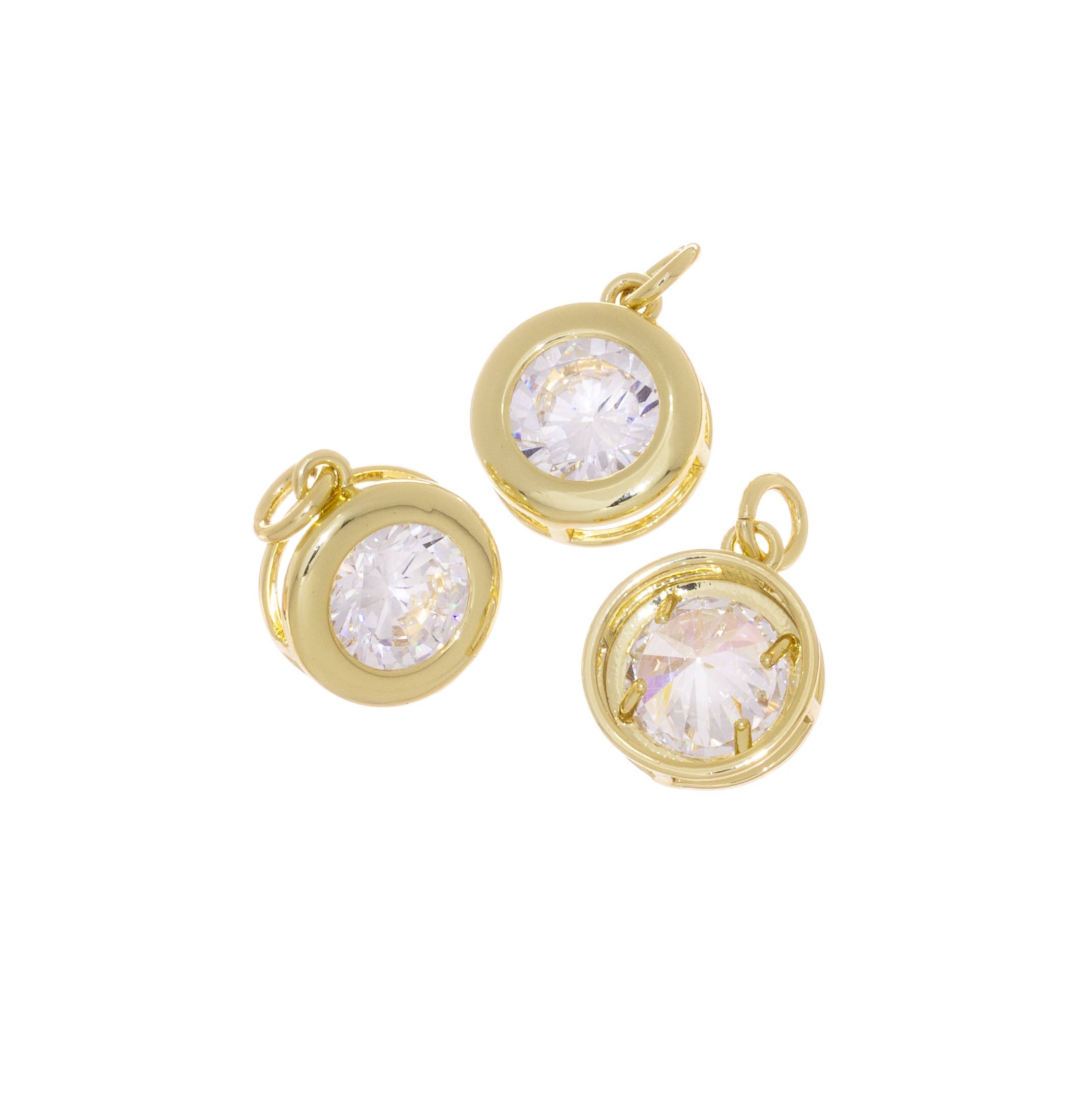 5A Top Quality CZ Round Pendant For Jewelry,CPG3150