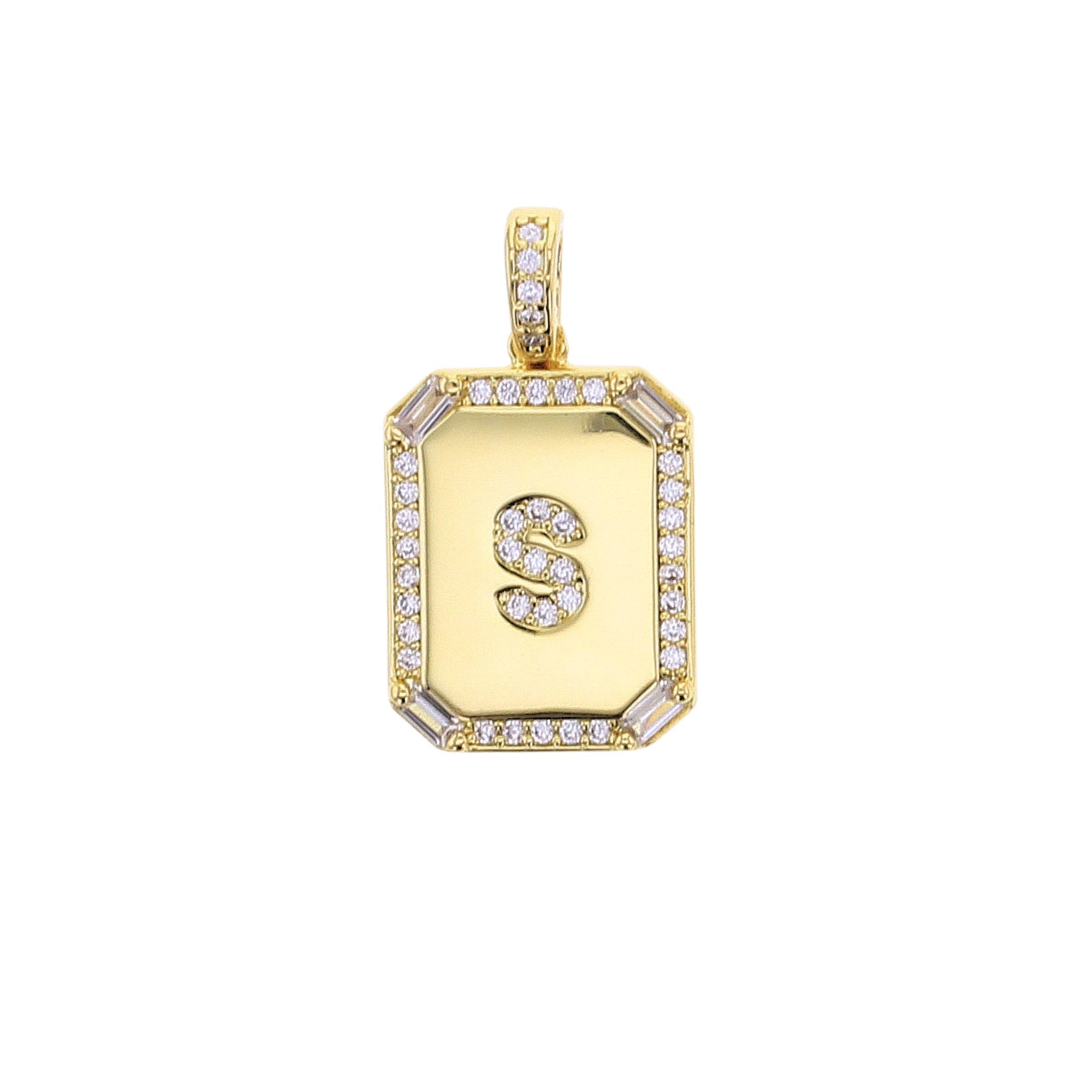 Gold Personalized Initial Charm