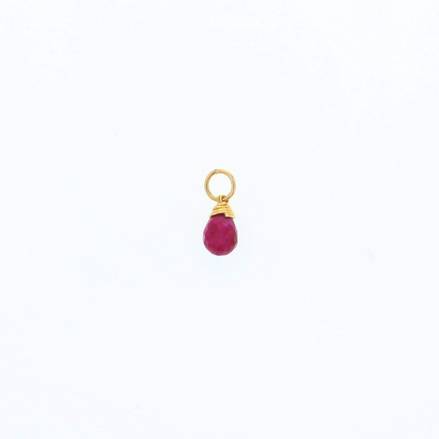 Natural Birthstones Charm