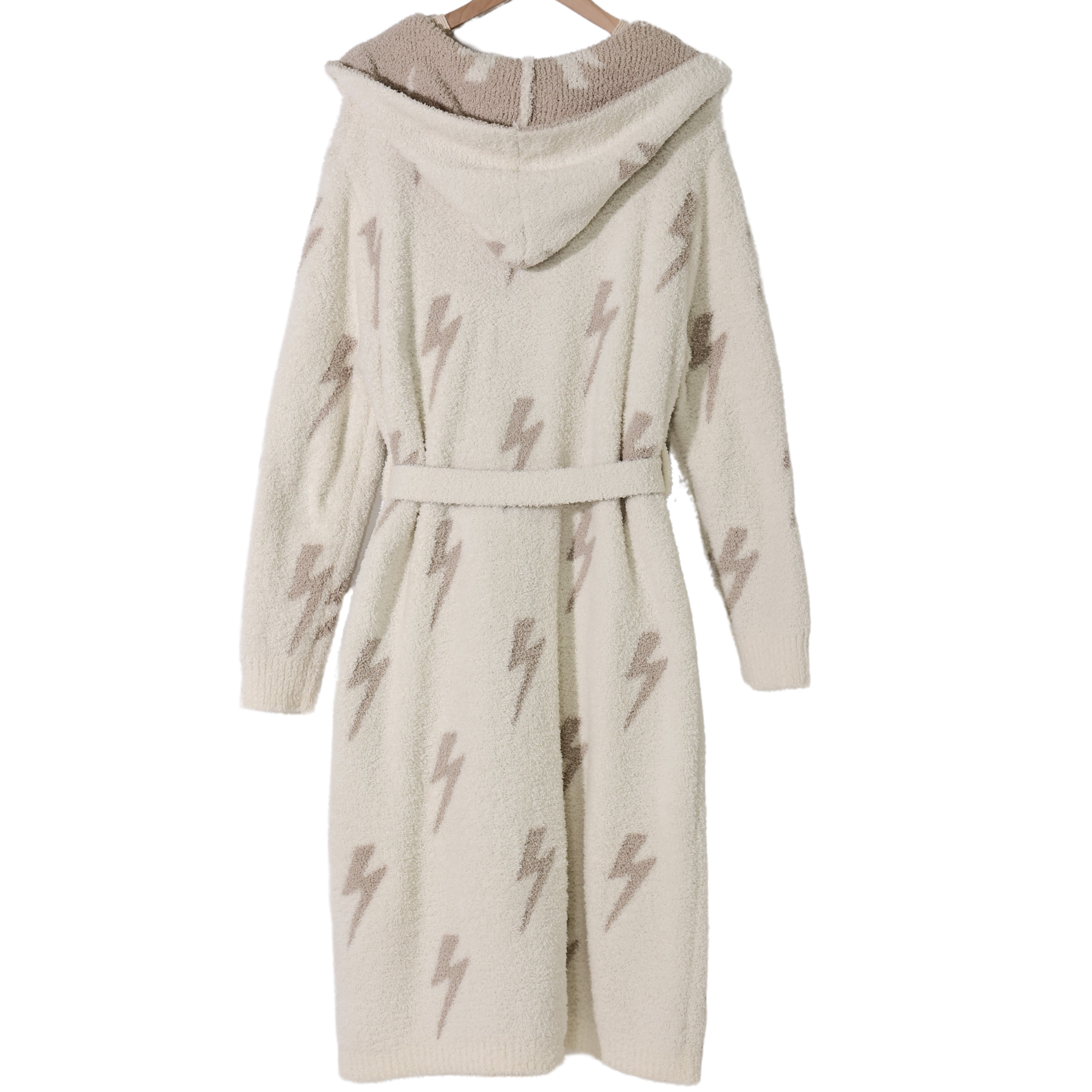 Hooded Lightning Bolt Luxe Robe