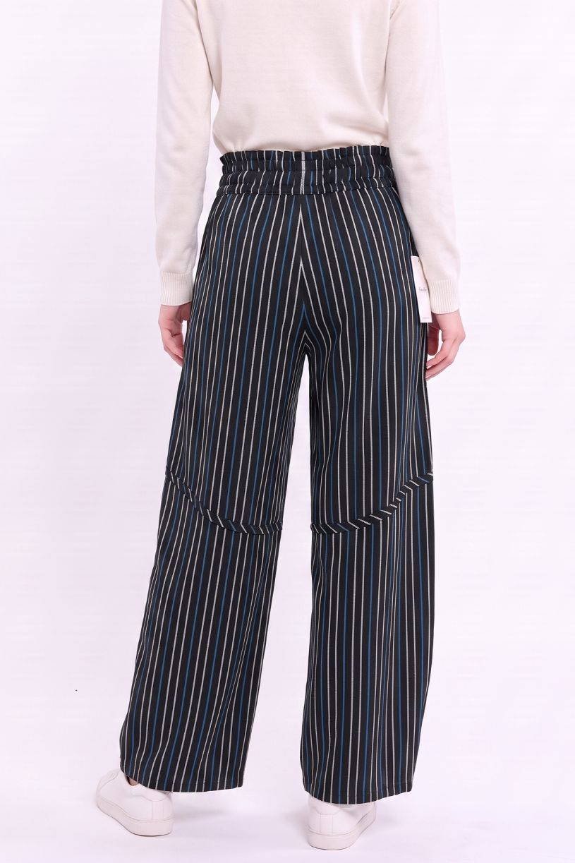 CB10394J Pinstripe Drawstring Pants