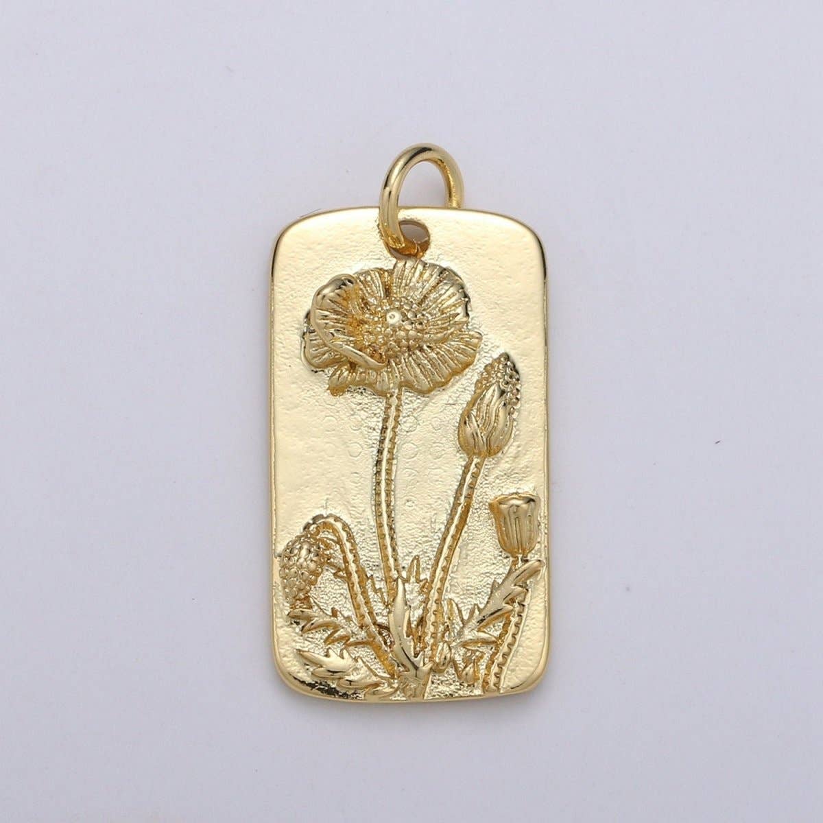Poppy Flower Charm