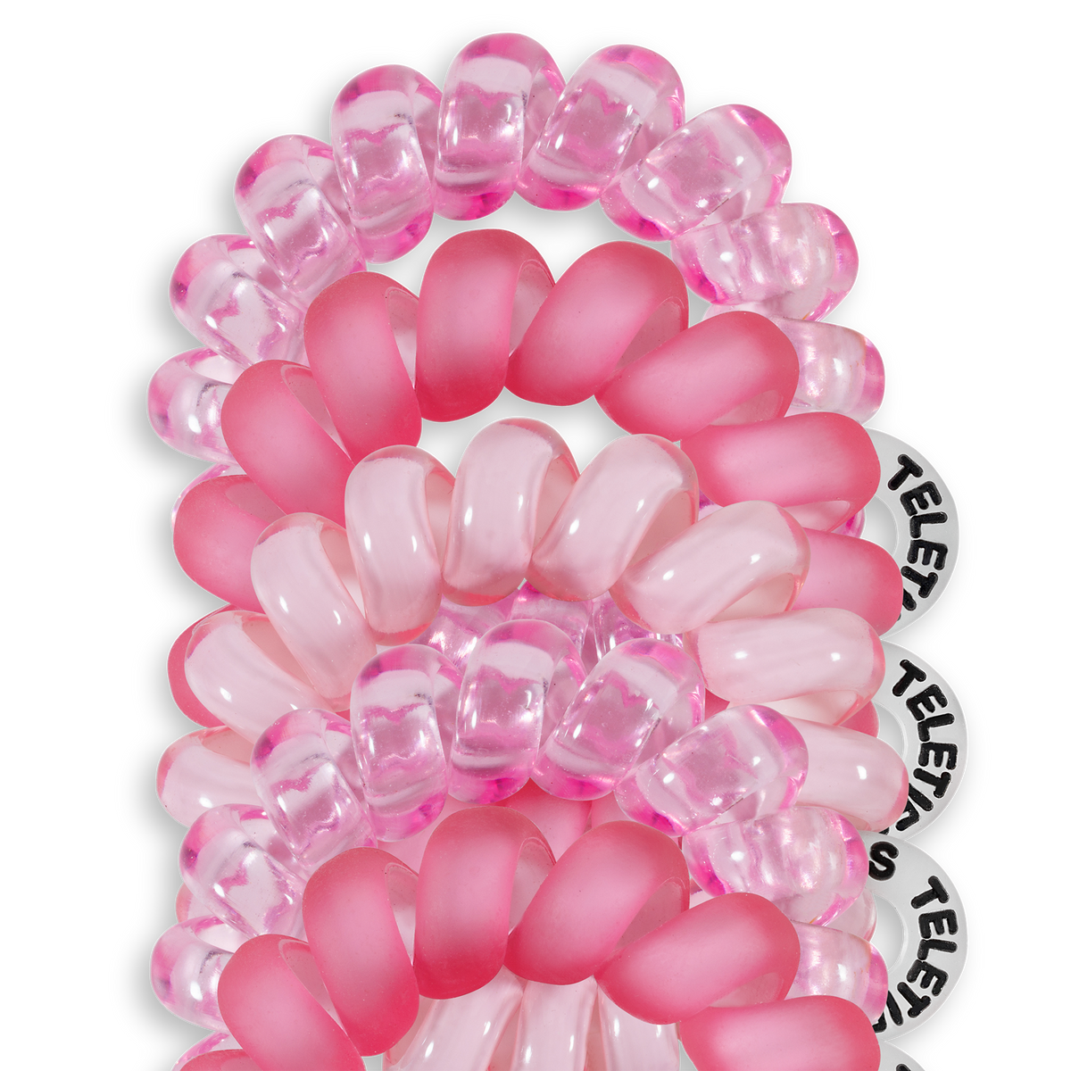 Spiral Hair Coils | Tiny | Pretty in Pink Hair Ties