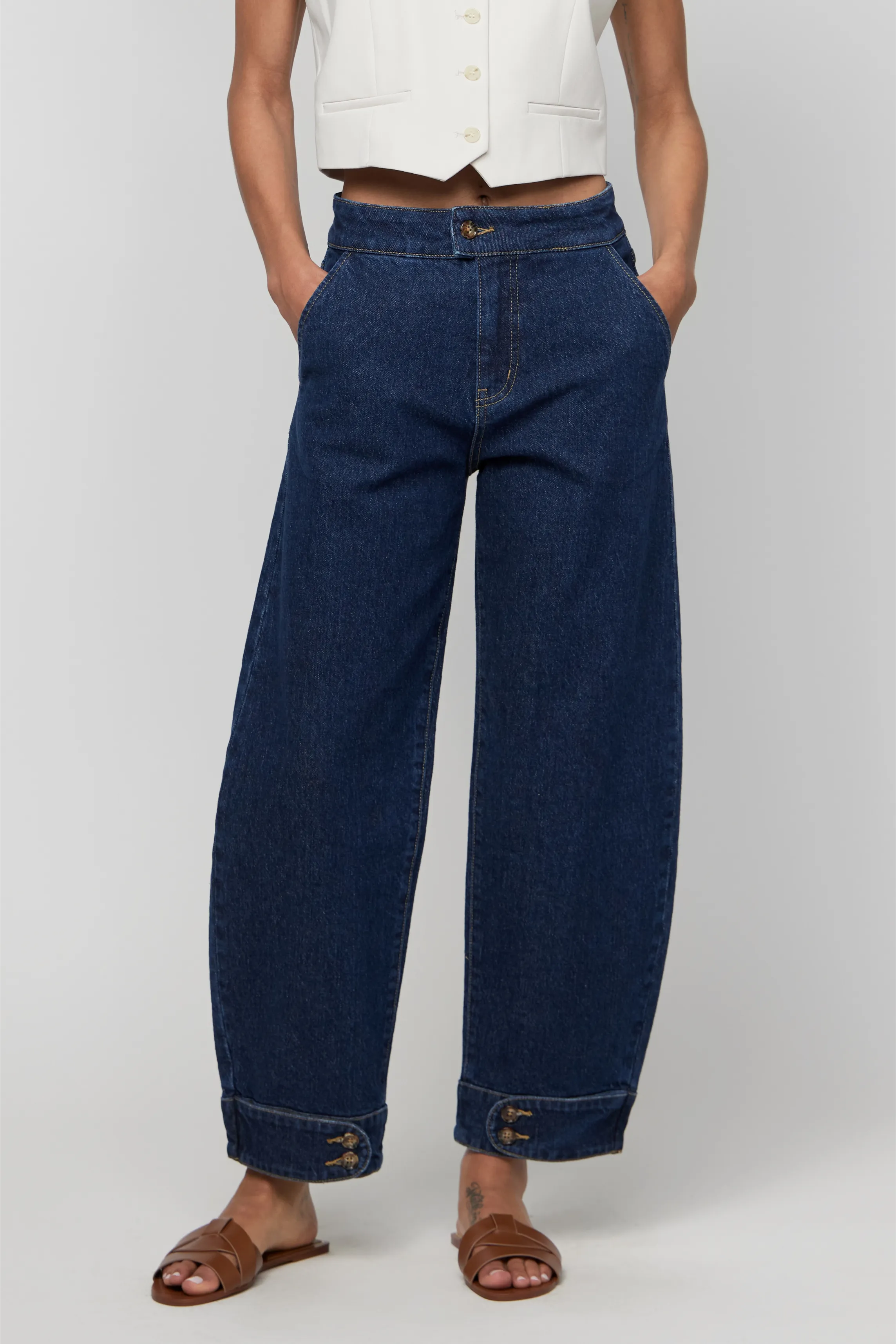 Jasper Balloon Leg High Rise, Vintage Indigo