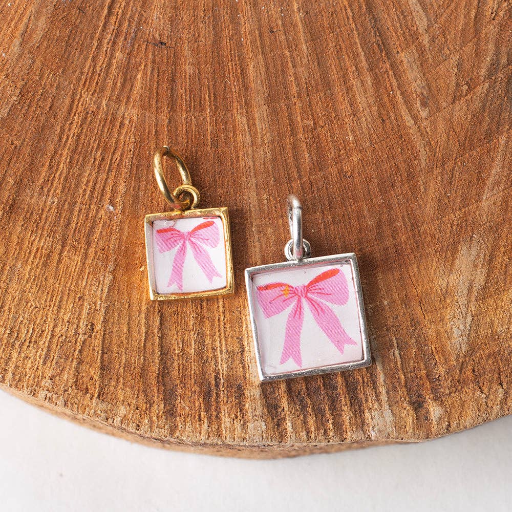 Ribbonnette Pendant Charm Gold