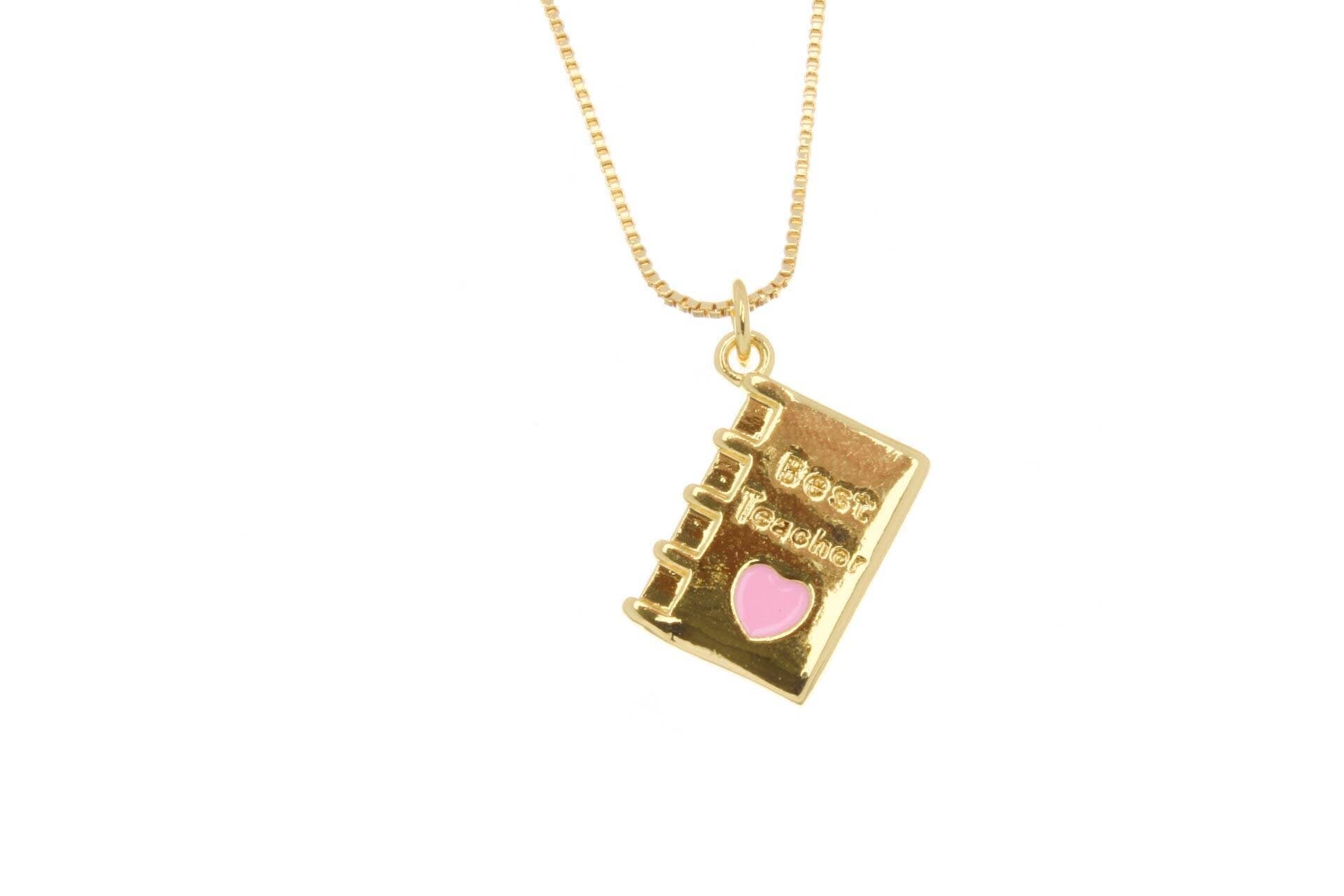 Teacher Appreciation Notebook Charm jewelry gift CPG2602