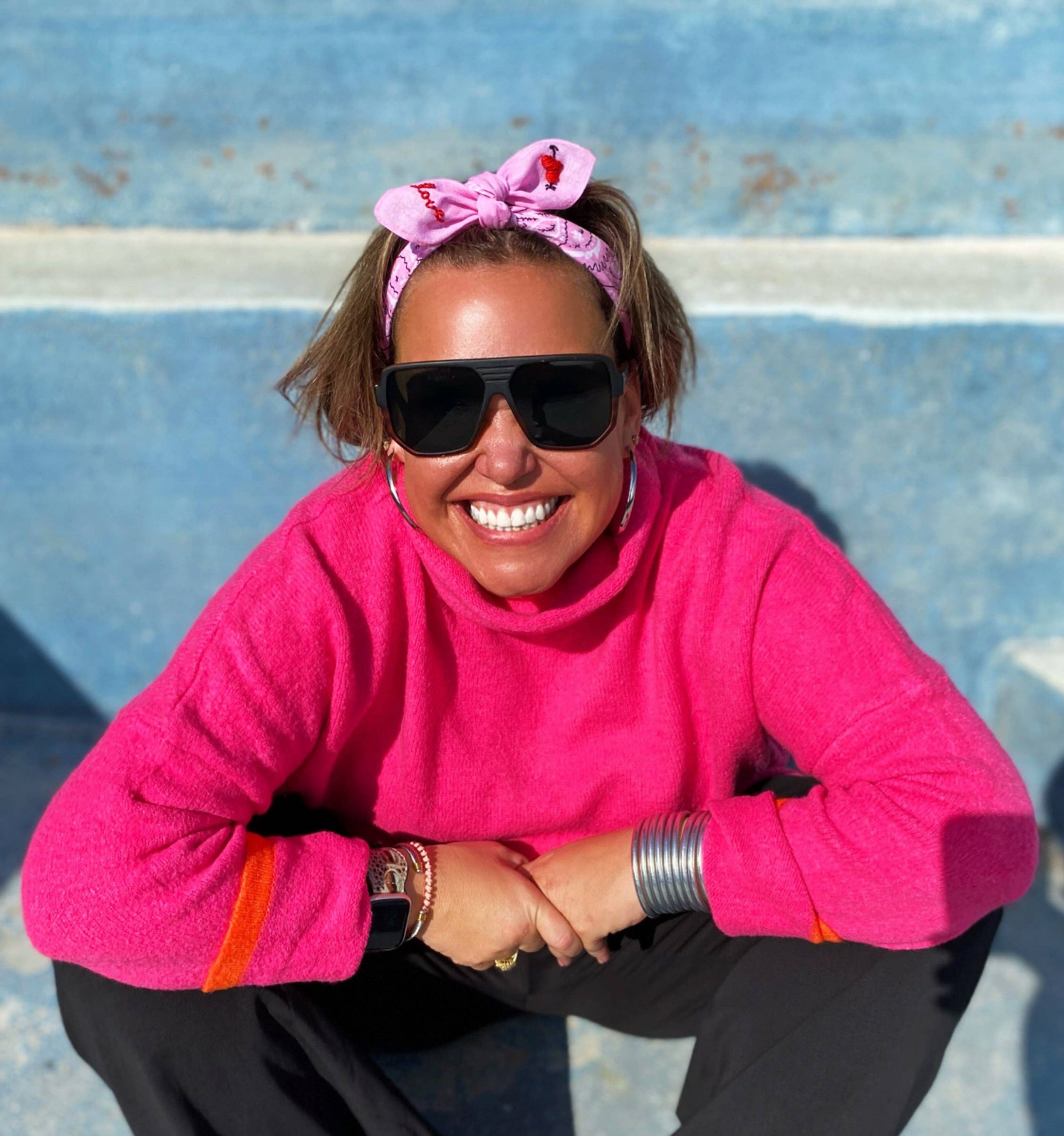 Embroidered My Love Bandana