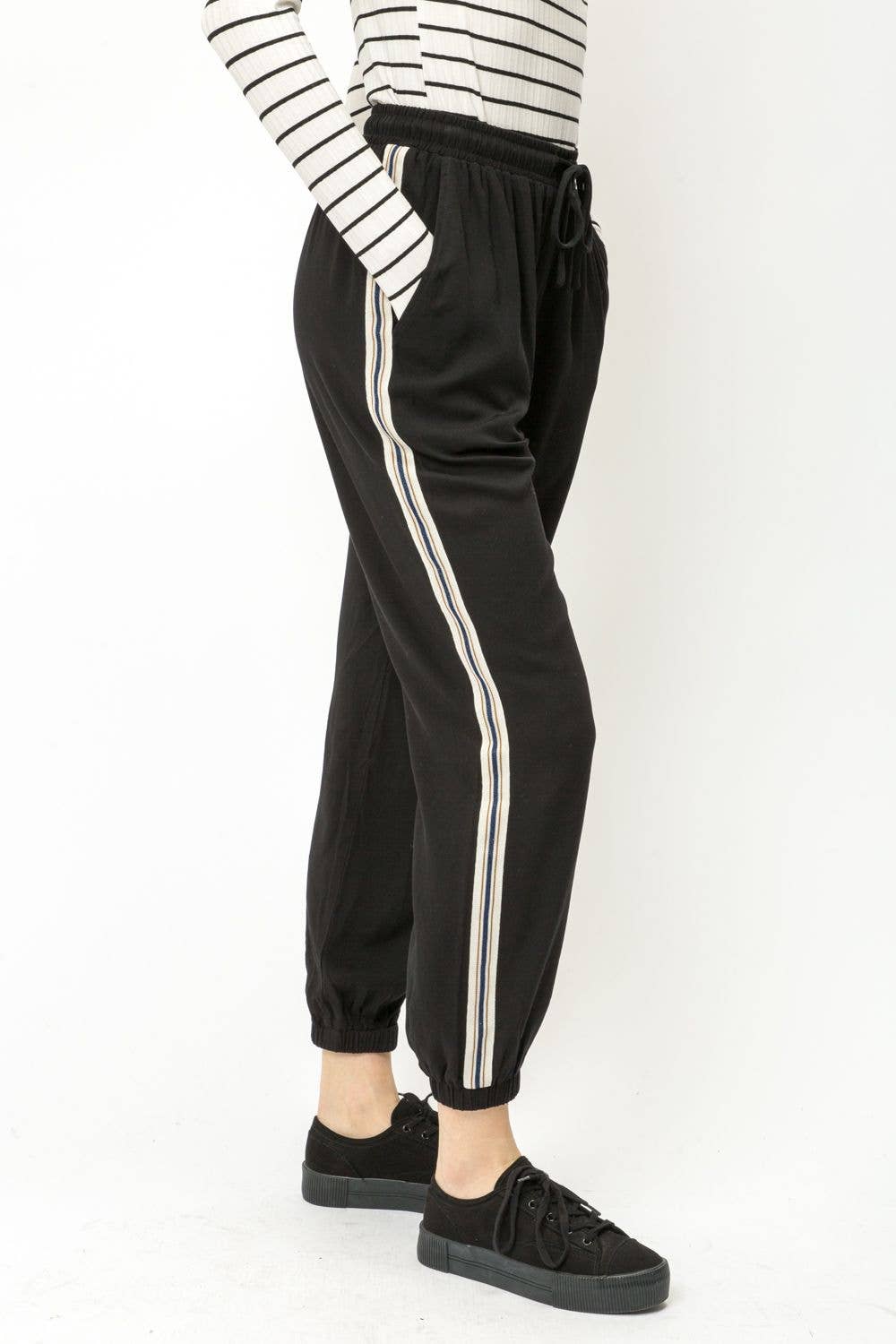 Stevee Stripe Jogger