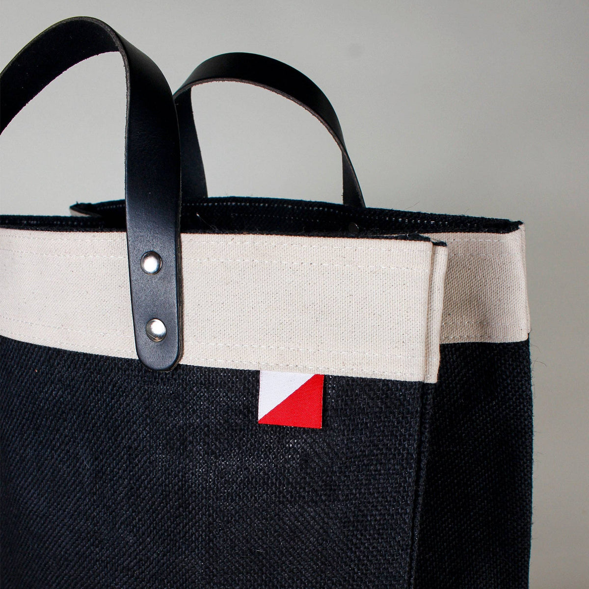 Bazaar Jute and Leather Market Tote Bag