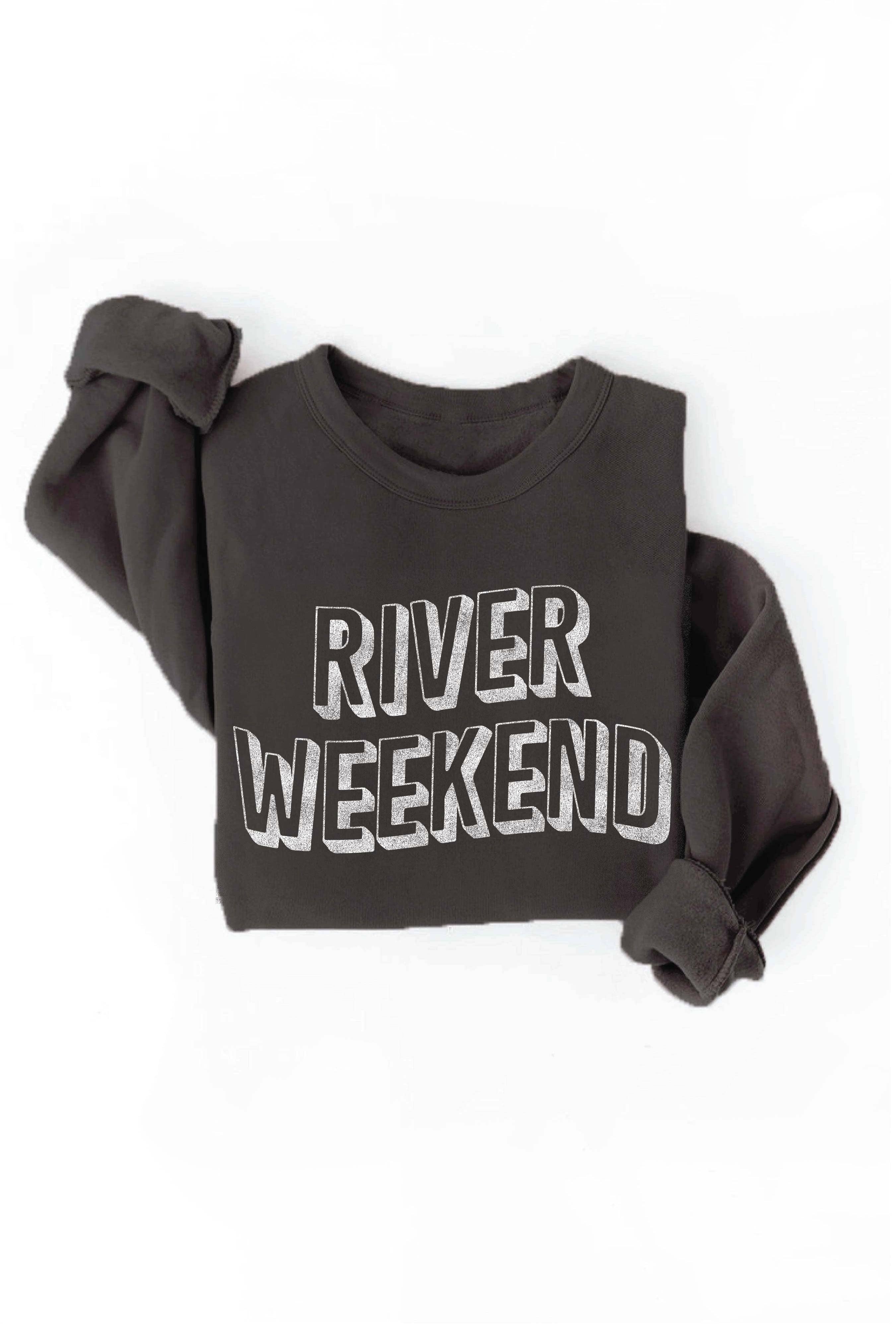 RIVER WEEKEND Graphic Sweatshirt