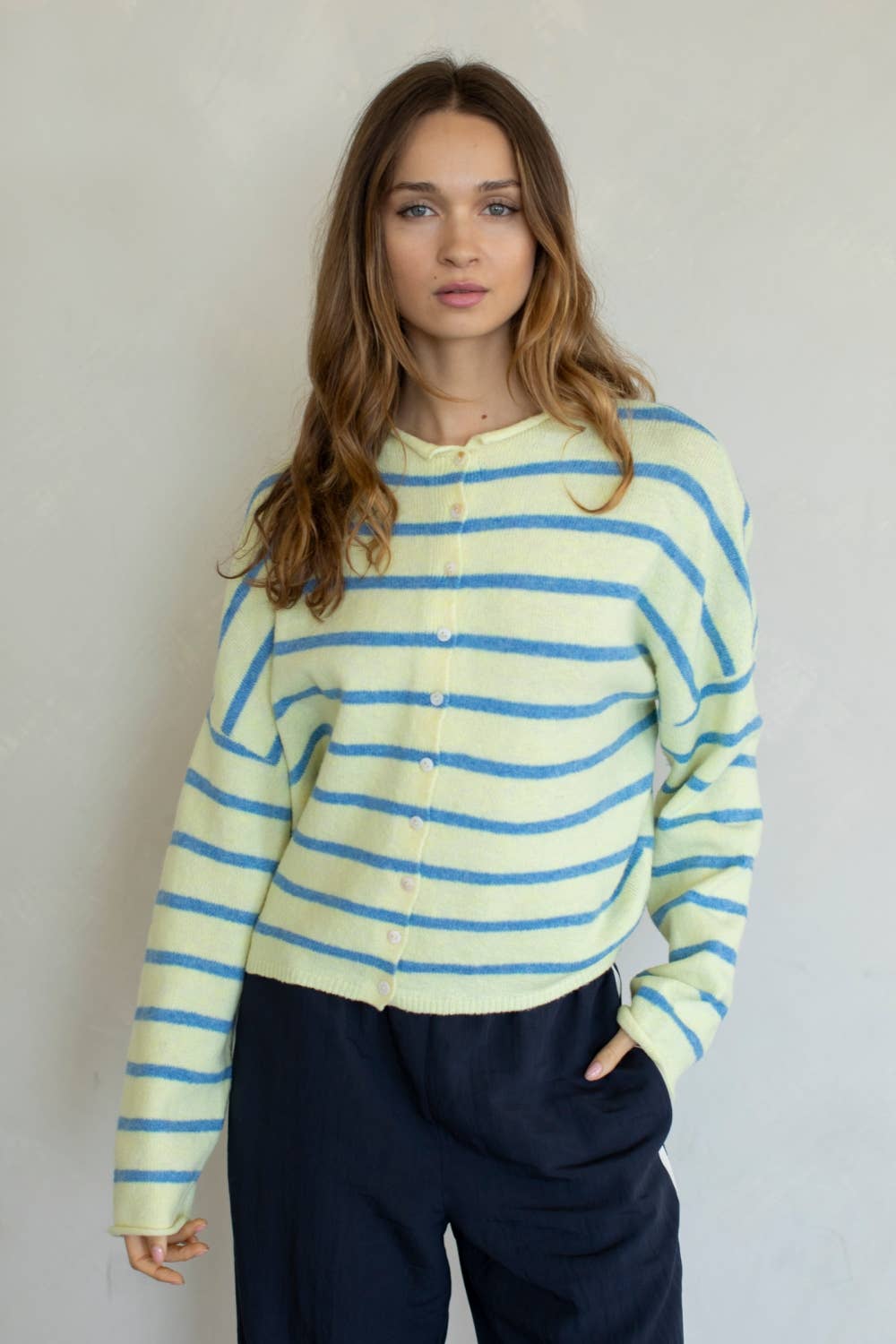 Cabana-Striped Piper Cardigan