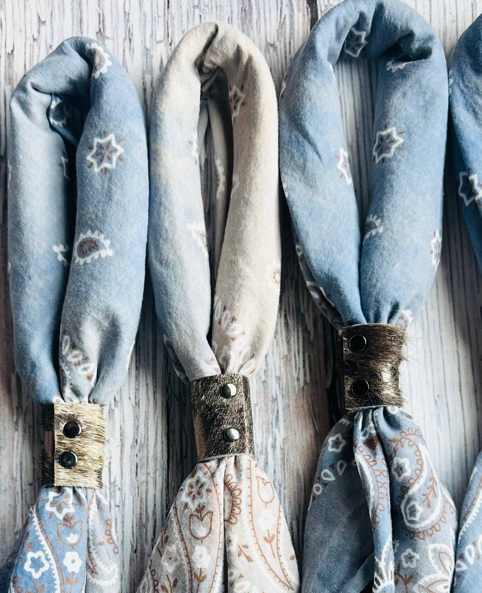 Denim Hues Hand Dyed Bandanas