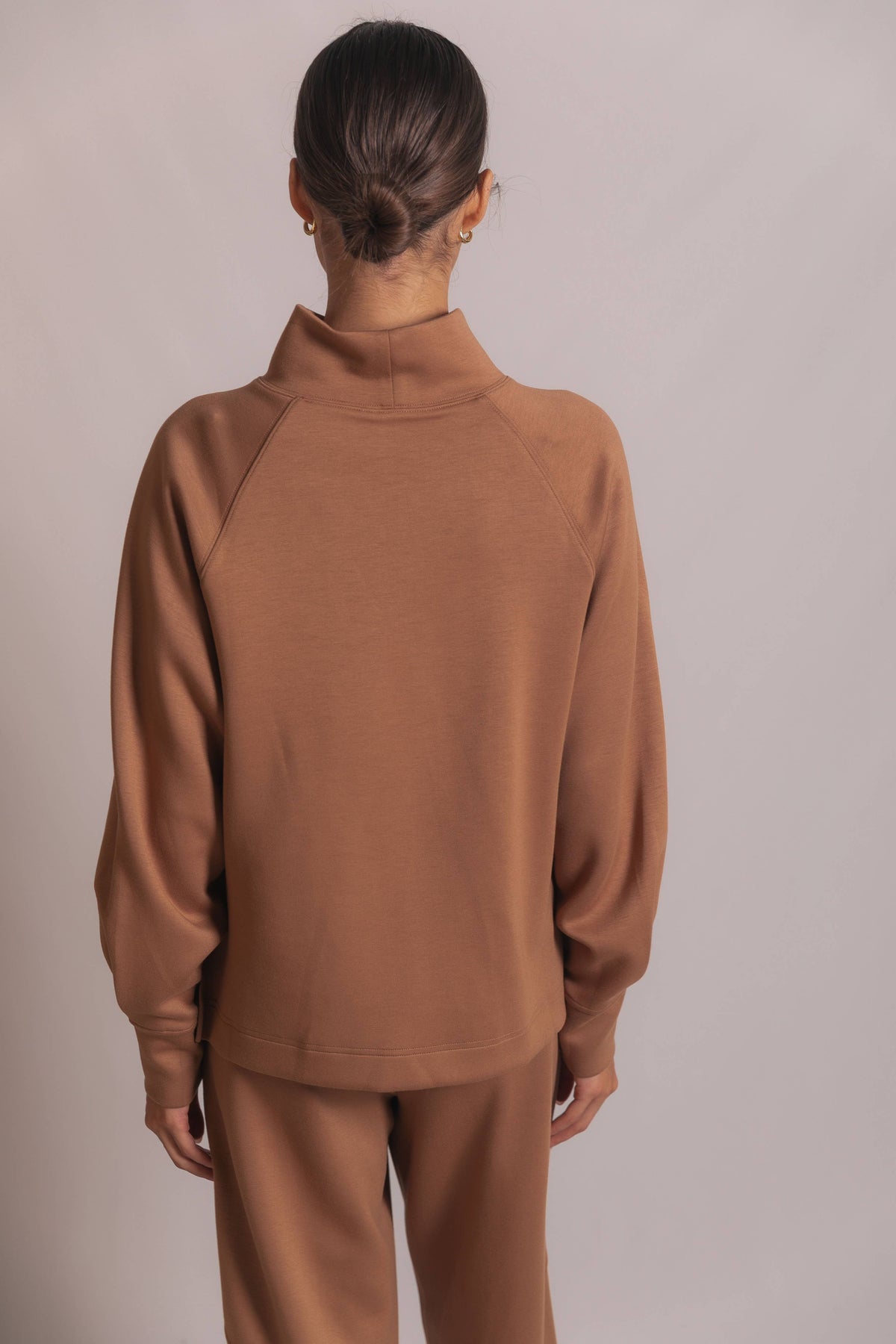 Butter Modal Mock Neck Long Sleeve