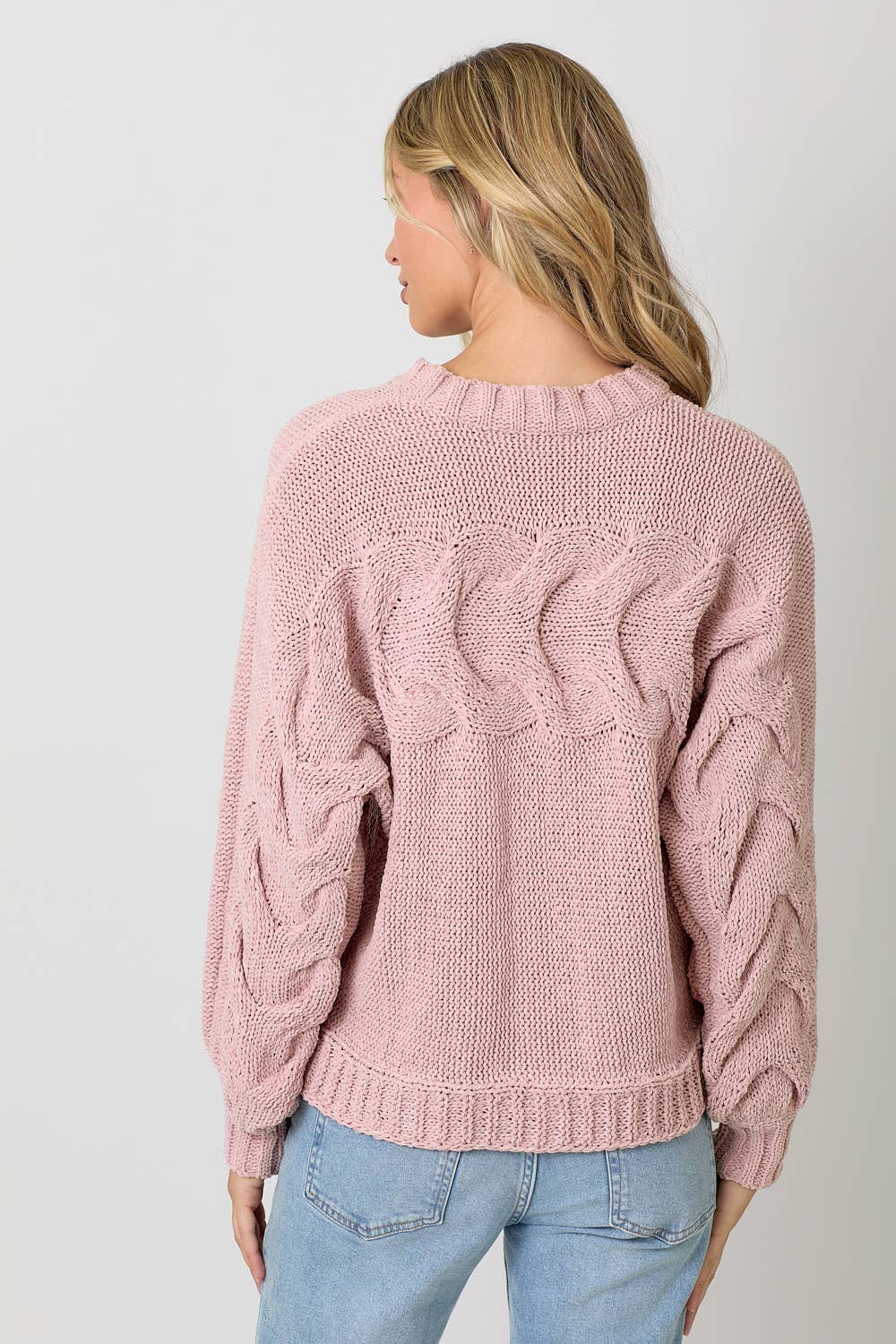 Camille Cable Pullover Sweater