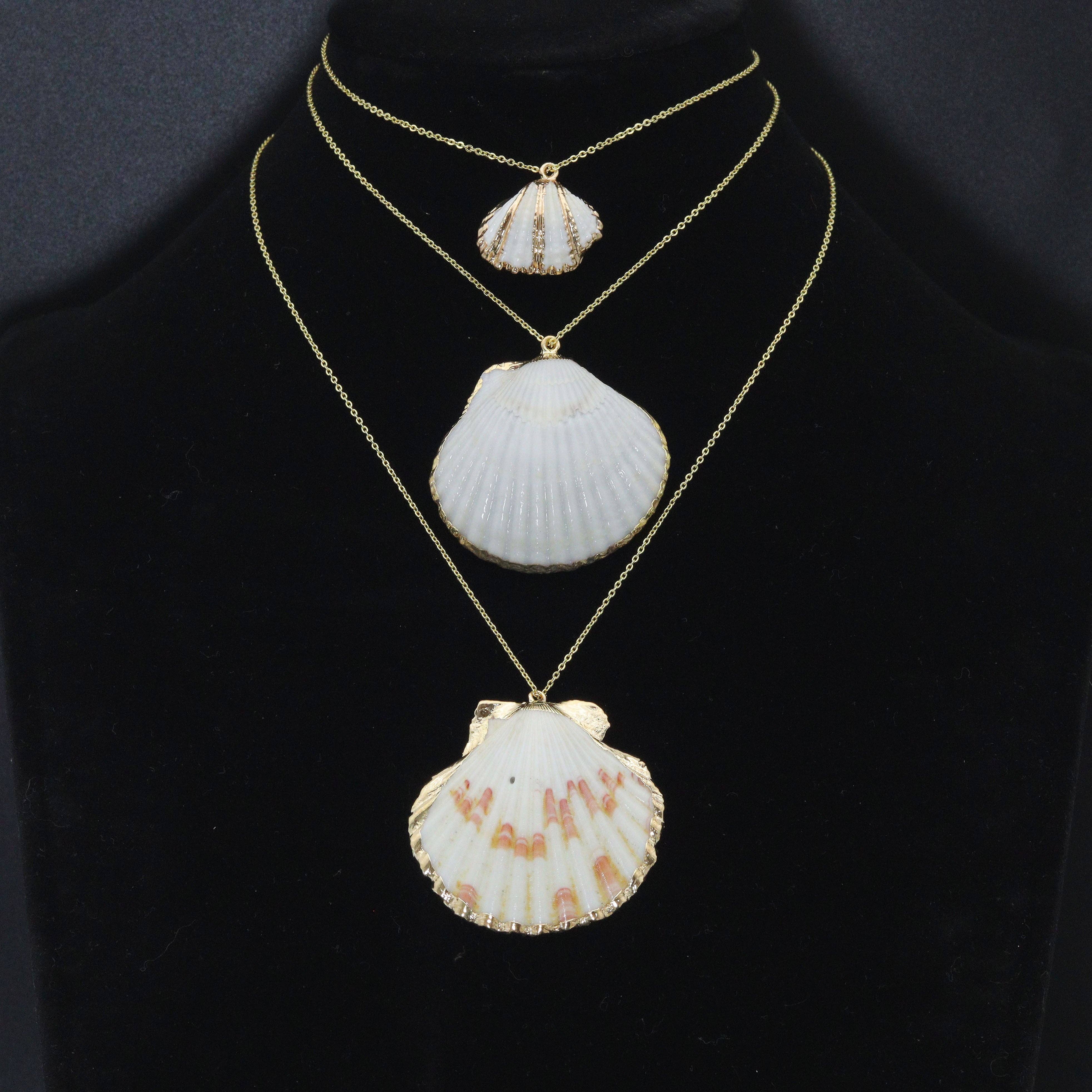 Associated Natural Seashell Pendant charm, EF823
