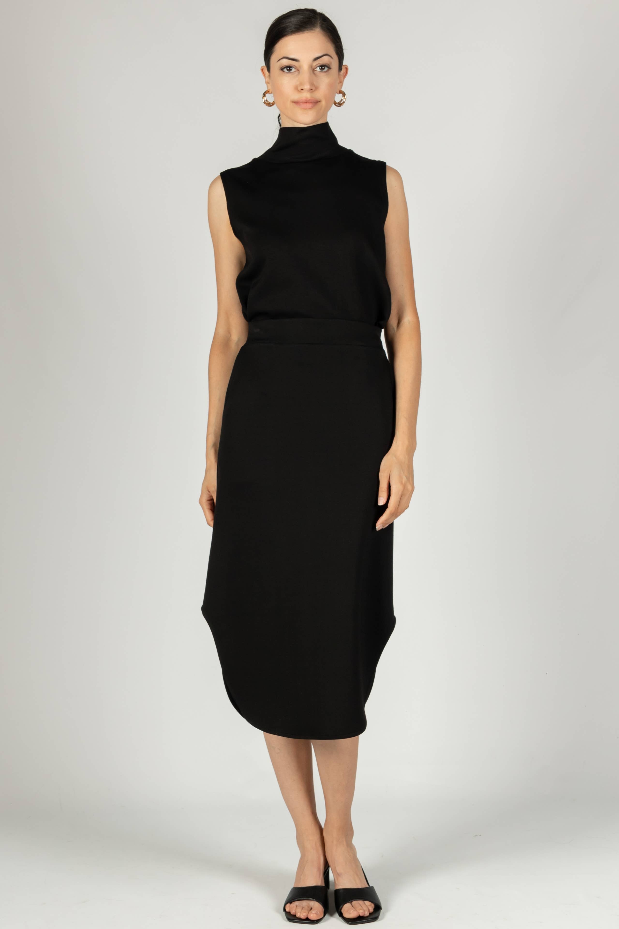 P. CILL Butter Modal Midi Skirt